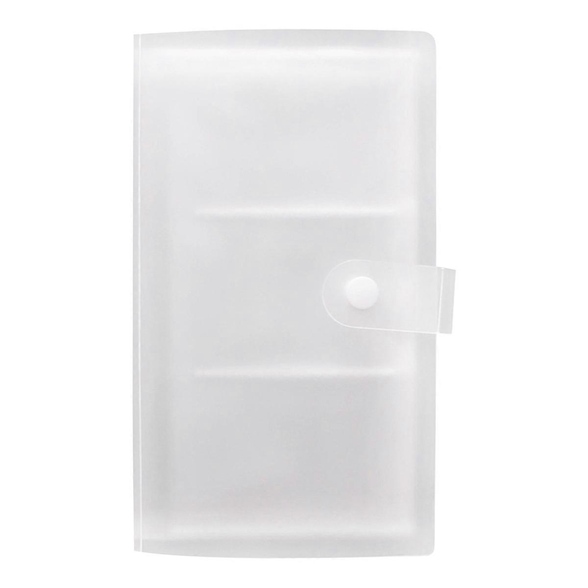 Name Cards Organizer Transparent Modern Design Business Cards Case 1Pack