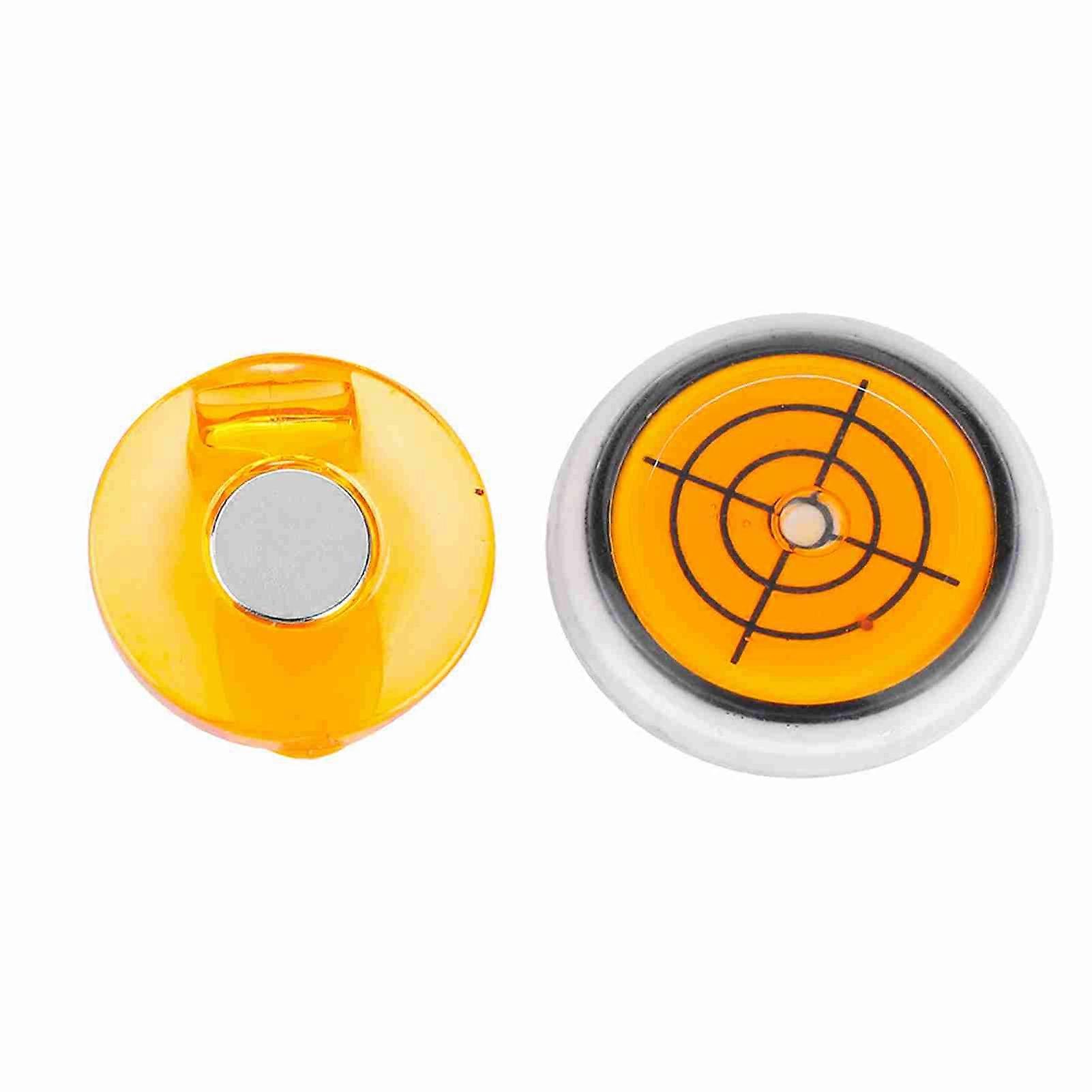 Durable plastic golf cap clip with removable orange  marker