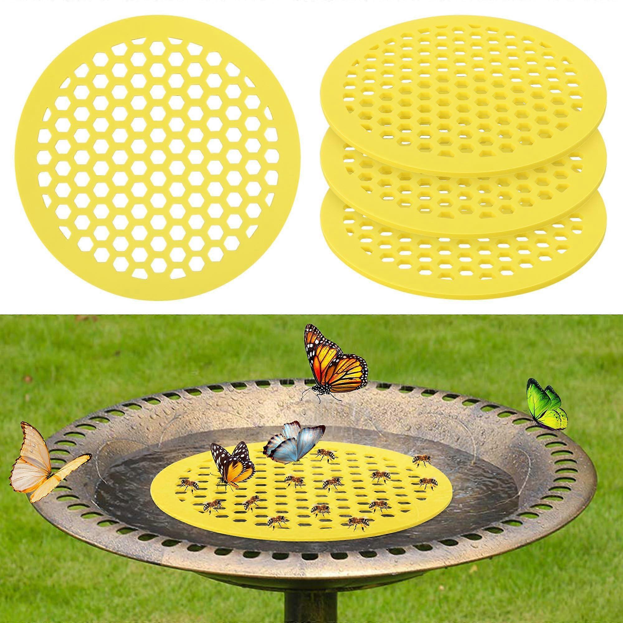 Floating Bee Drinkers for Garden - Pack of 2 Foam Bee-Floating Islands, Butterfly Water Feeders for Yards and Gardens