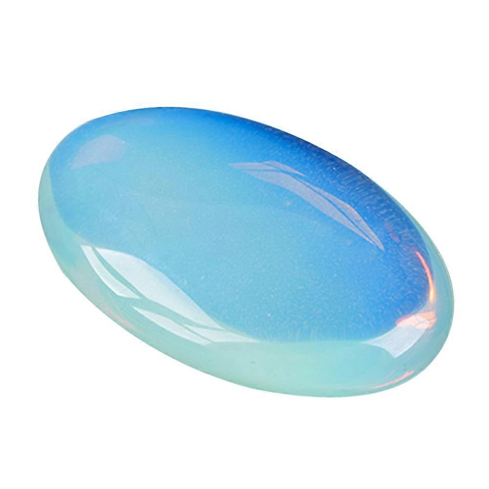 Creative Crystal Ornament Oval Shape Crystal Craft Home Decoration 1Set