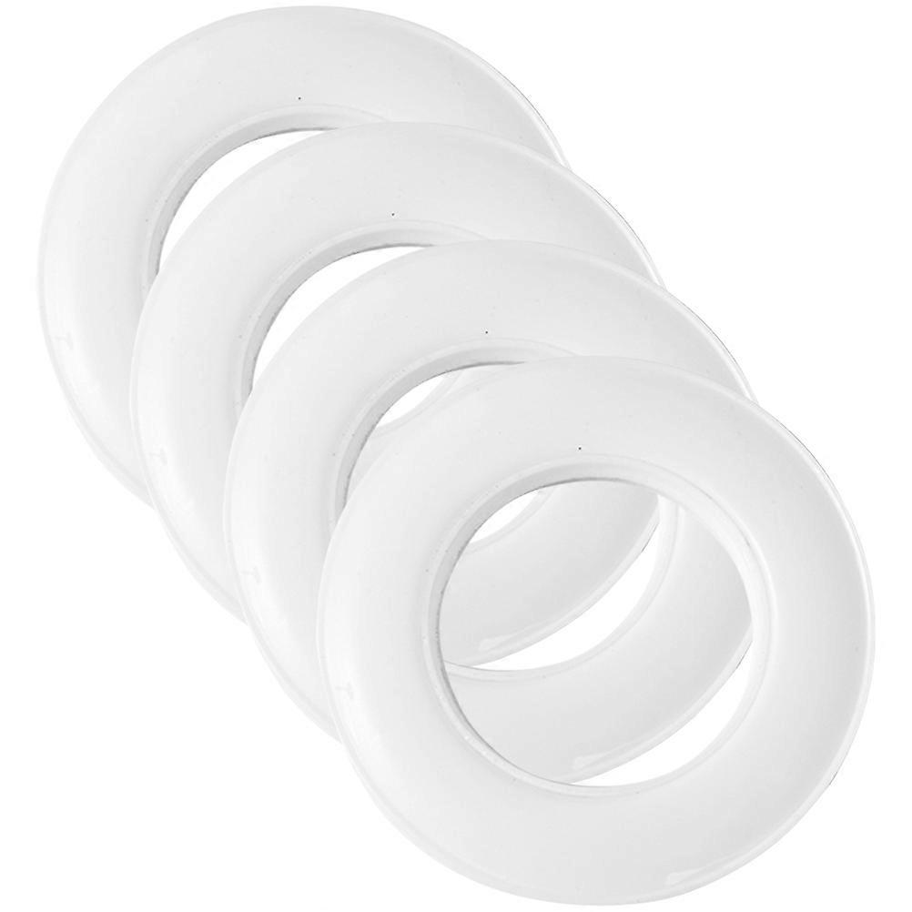 Curtain Grommet Sliding Ring Curtains Easy Installation 7x7cm Abs Plastic Use 4Pcs