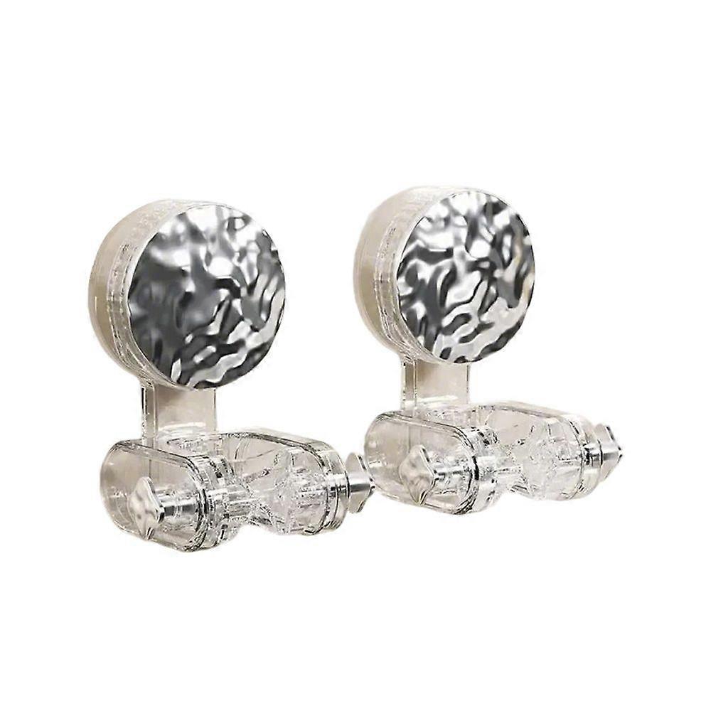 2pcs Adjustable Shower Head Brackets With Strong Suction for Daily Use