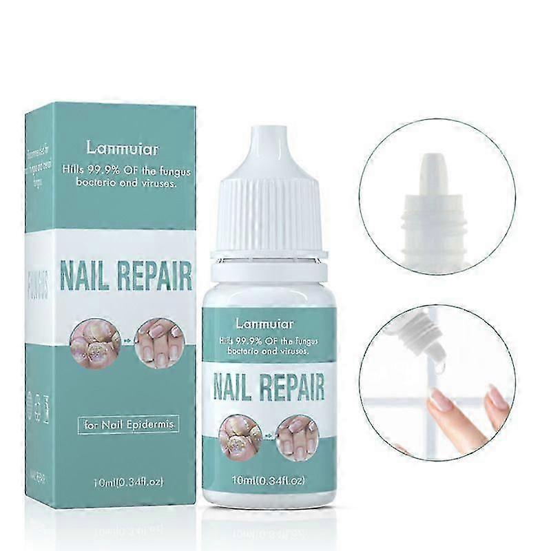 Fungal Nail Solution for Toenails - Fixes Discolored Nails, Safe & Effective - Anti Fungus Oil for Ingrown Toenails
