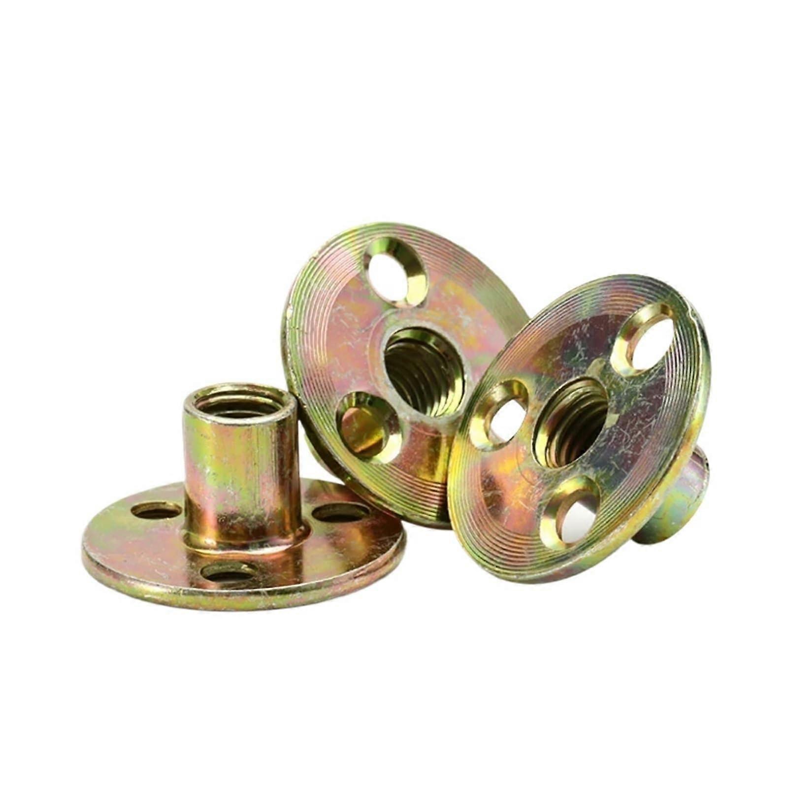 Wellenkupplung M8 M10 Dreilochmutter Verzinkt Möbelverbindung Kontermutter Sofafußverriegelung 5 Stück