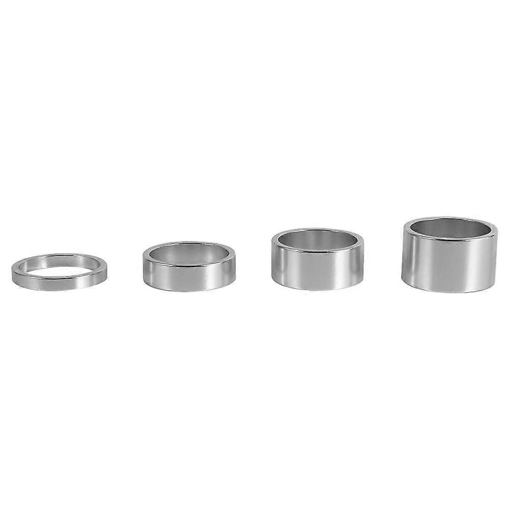 4Pcs Aluminum Alloy Bicycle Fork Stem Washers 4 Colors 5mm/10mm/15mm/20mm
