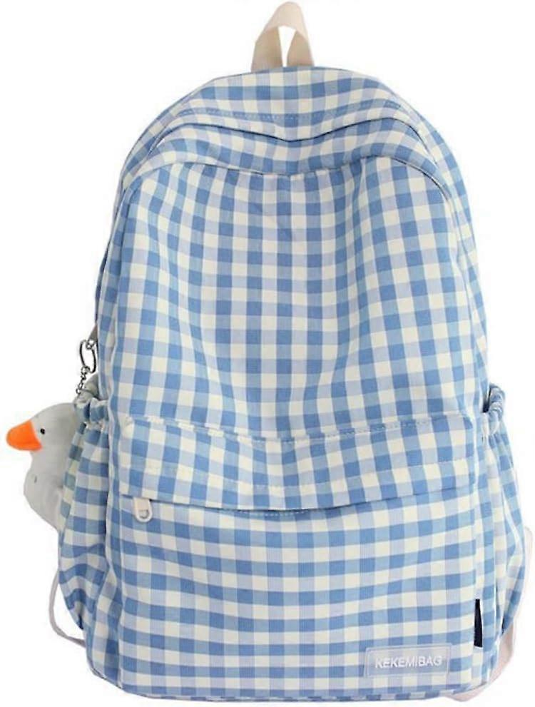 Backpack Light  Large Capacity  School Supplies Daypack (Blue)