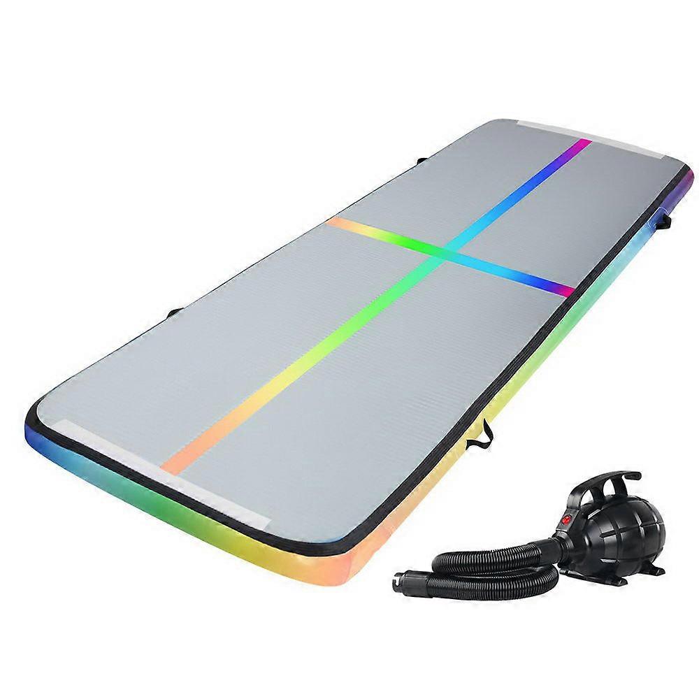 Everfit 3Mポンプ付きインフレータブル体操マットスポーツフィットネス機器体操マット