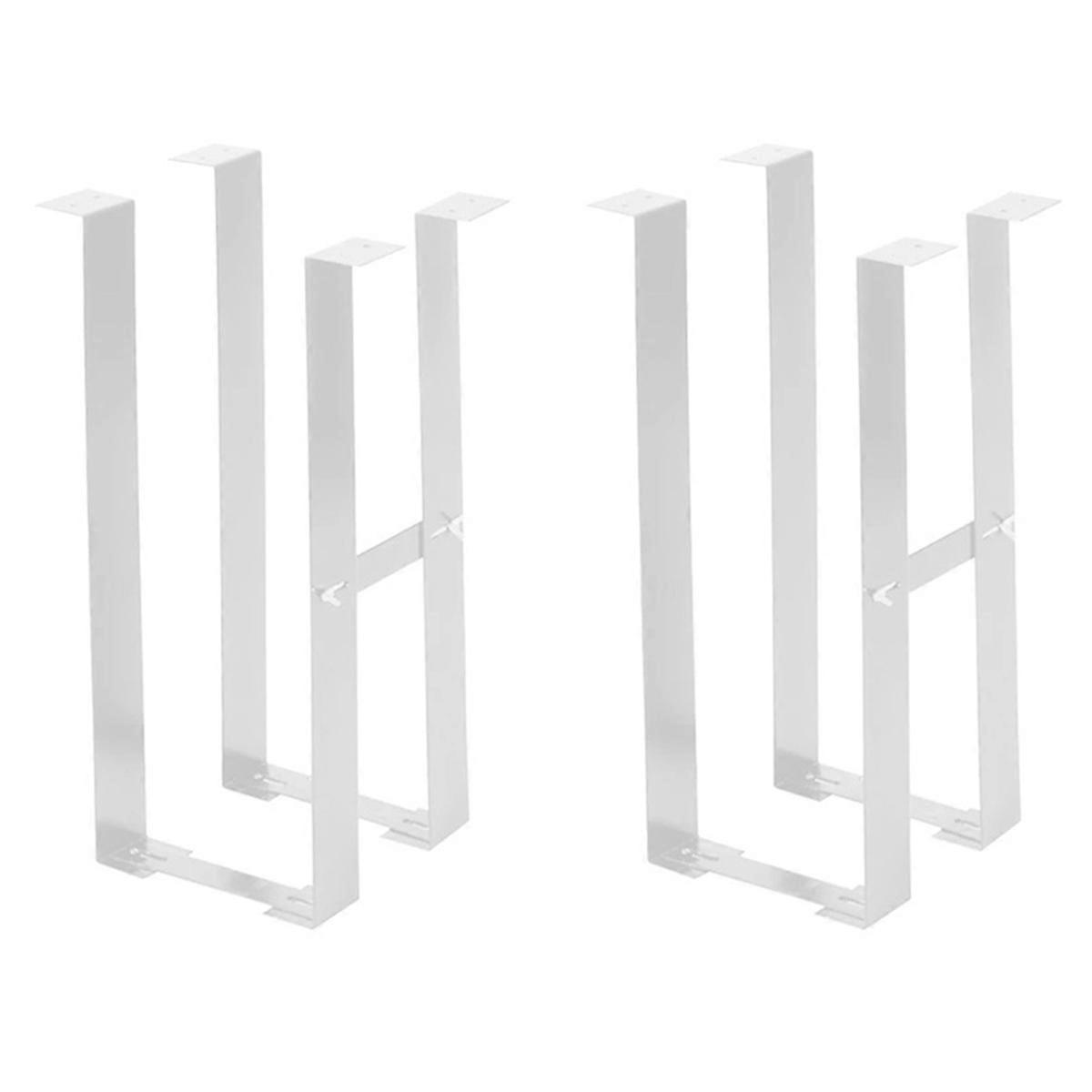 Under Desk PC Mount Bracket for Computer Case Mainframe Hanger White