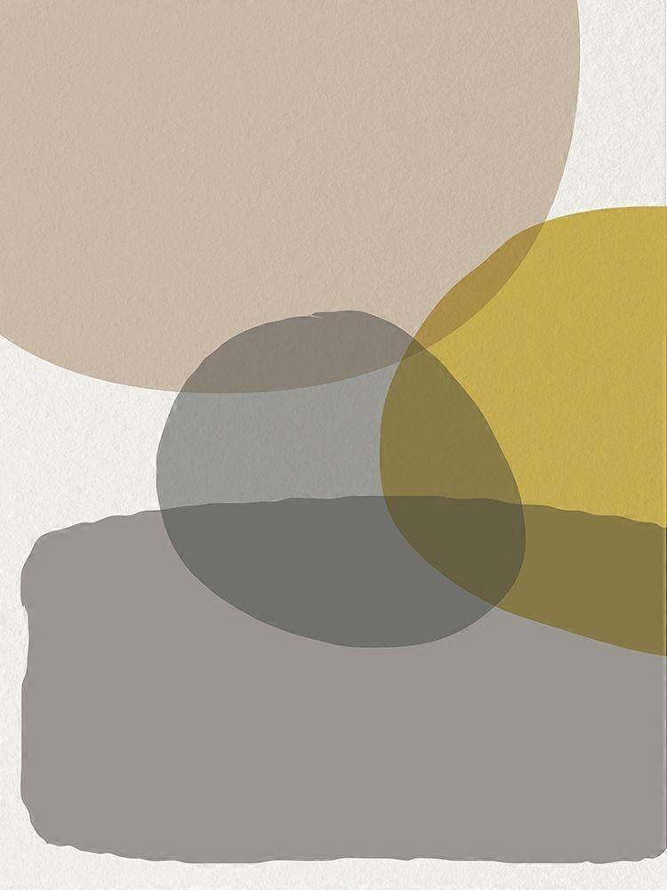 Mid Century Abstract Circle 6 Poster