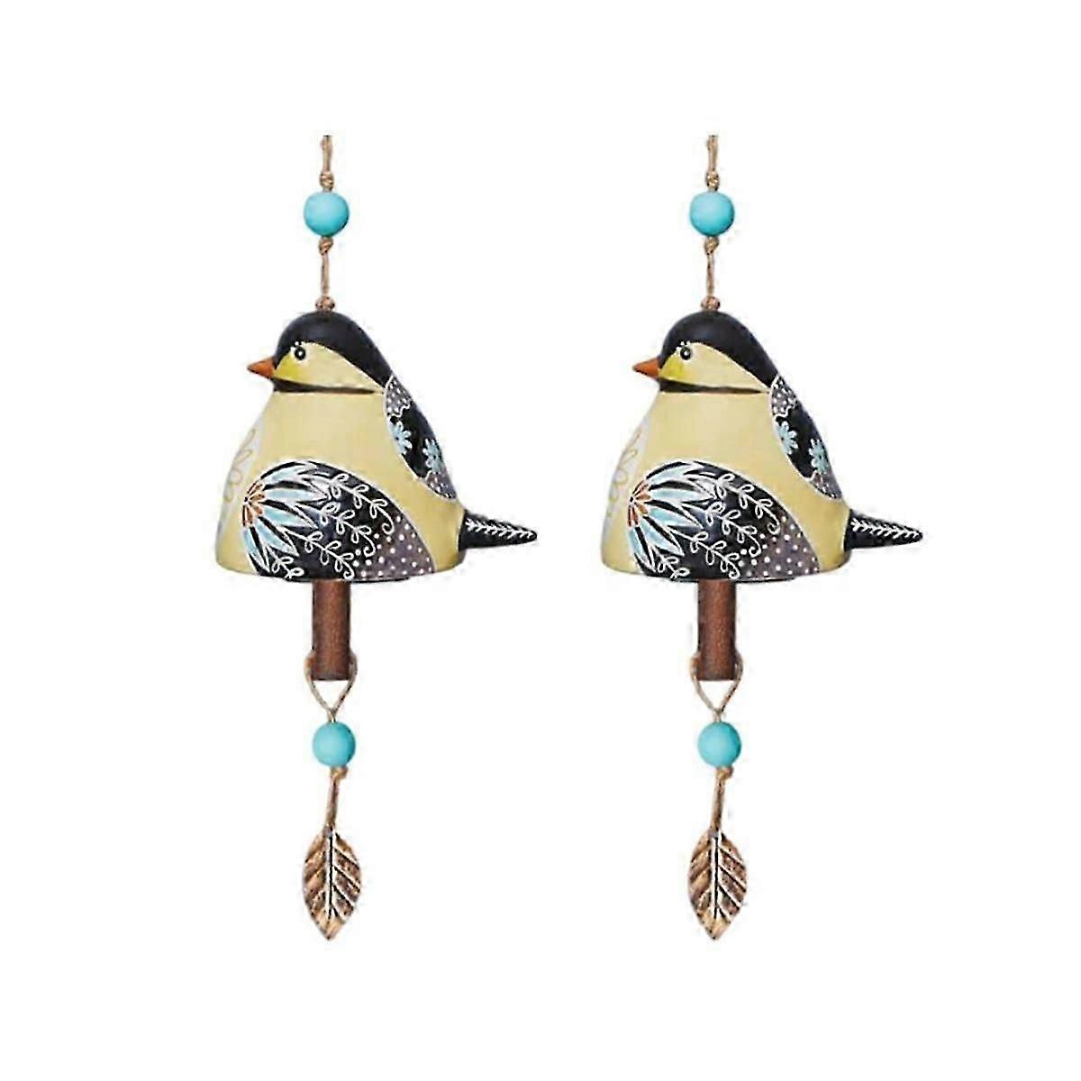 2025 Latest Model 2PCS Bird Song Bell Bird Song Bell Wind Chime Bird Song Bell