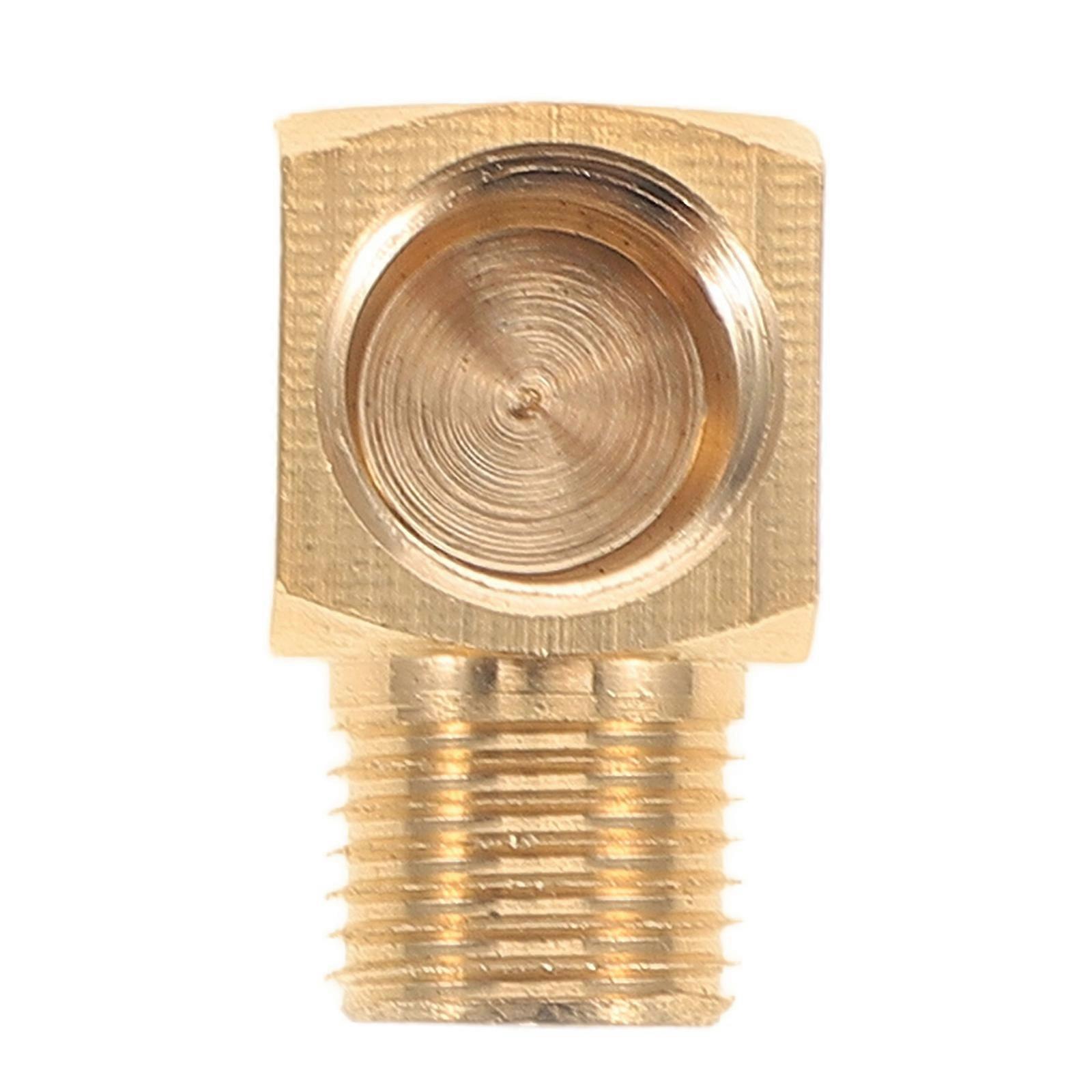 Brass 90-Degree Elbow Pipe Fitting For Household Use Golden 2.00X1.20X1.10CM Hydraulic Connection 1Pcs