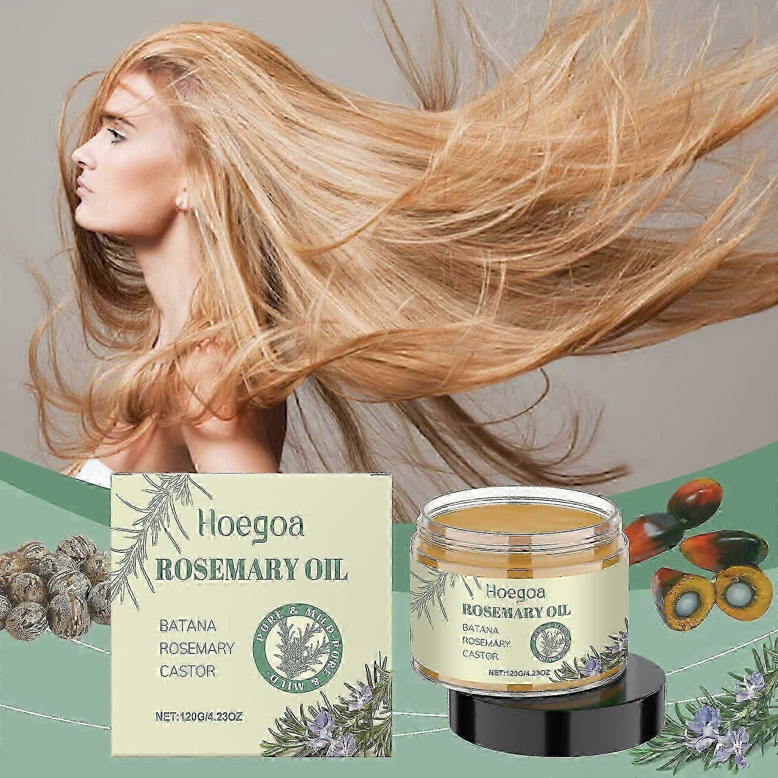 Rosemary Strengthening Hair Masque, Rosemary Hair Treatment Mask for Dry Damaged & Frizzy Hair with Rosemary oil, batana oil, castor oil and tocophero