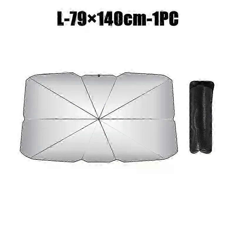 Foldable Car Umbrella Sunshade Cover for Windshield UV Block Heat Insulation Protection