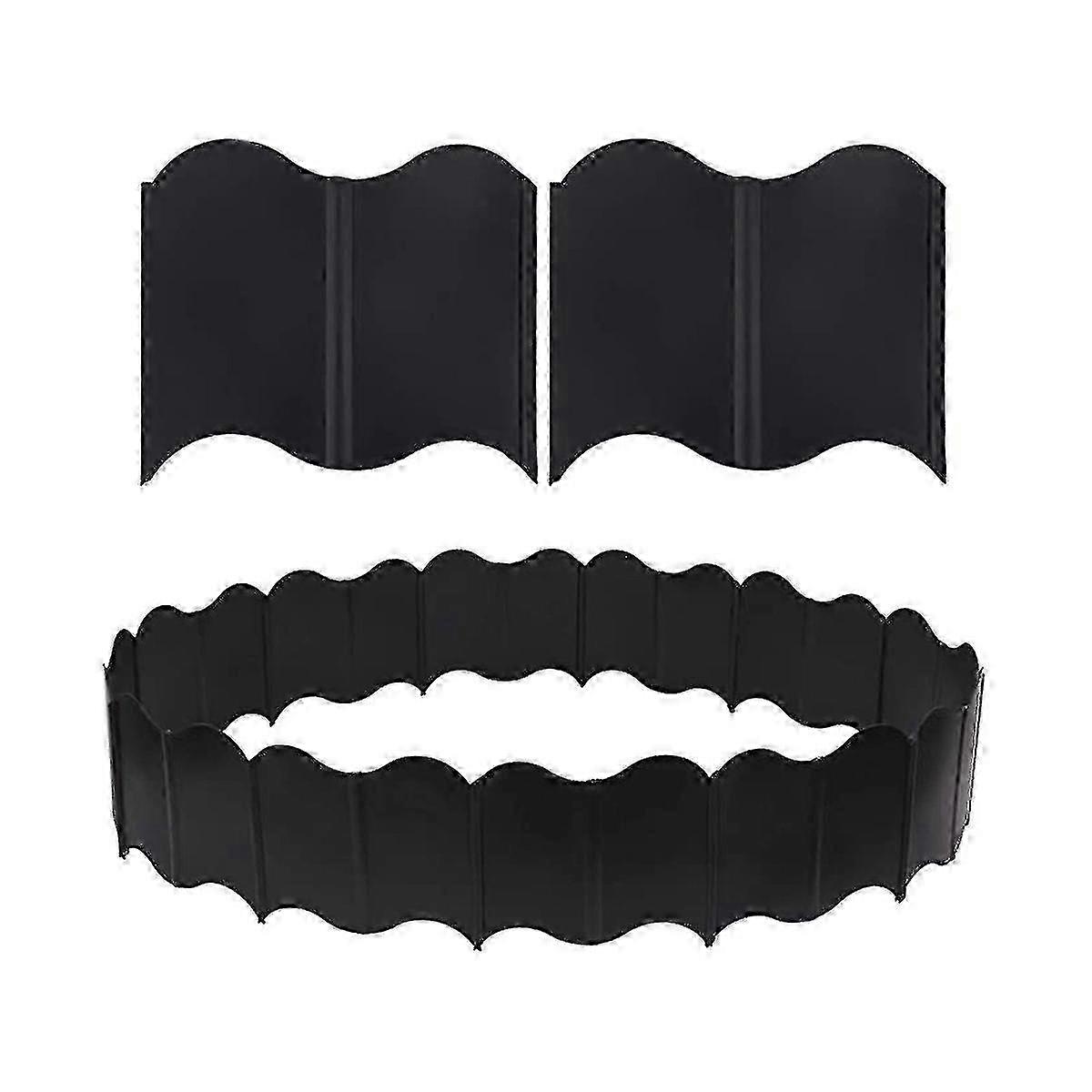 Garden Lawn Edging - 20 Pack Flexible Plastic Landscape Border Edging for DIY Decorative Garden Fencing Compatible with a Certain Brand