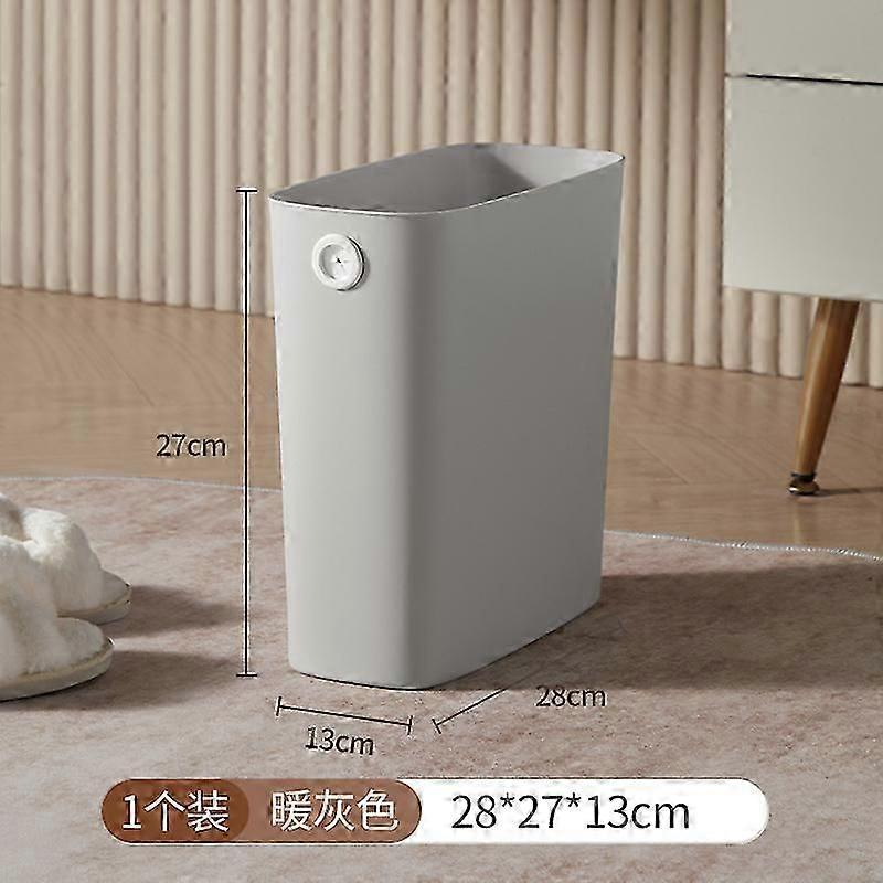 Slim Kitchen Bin Trash Bucket Plastic Narrow Space Double Layer Garbage Can