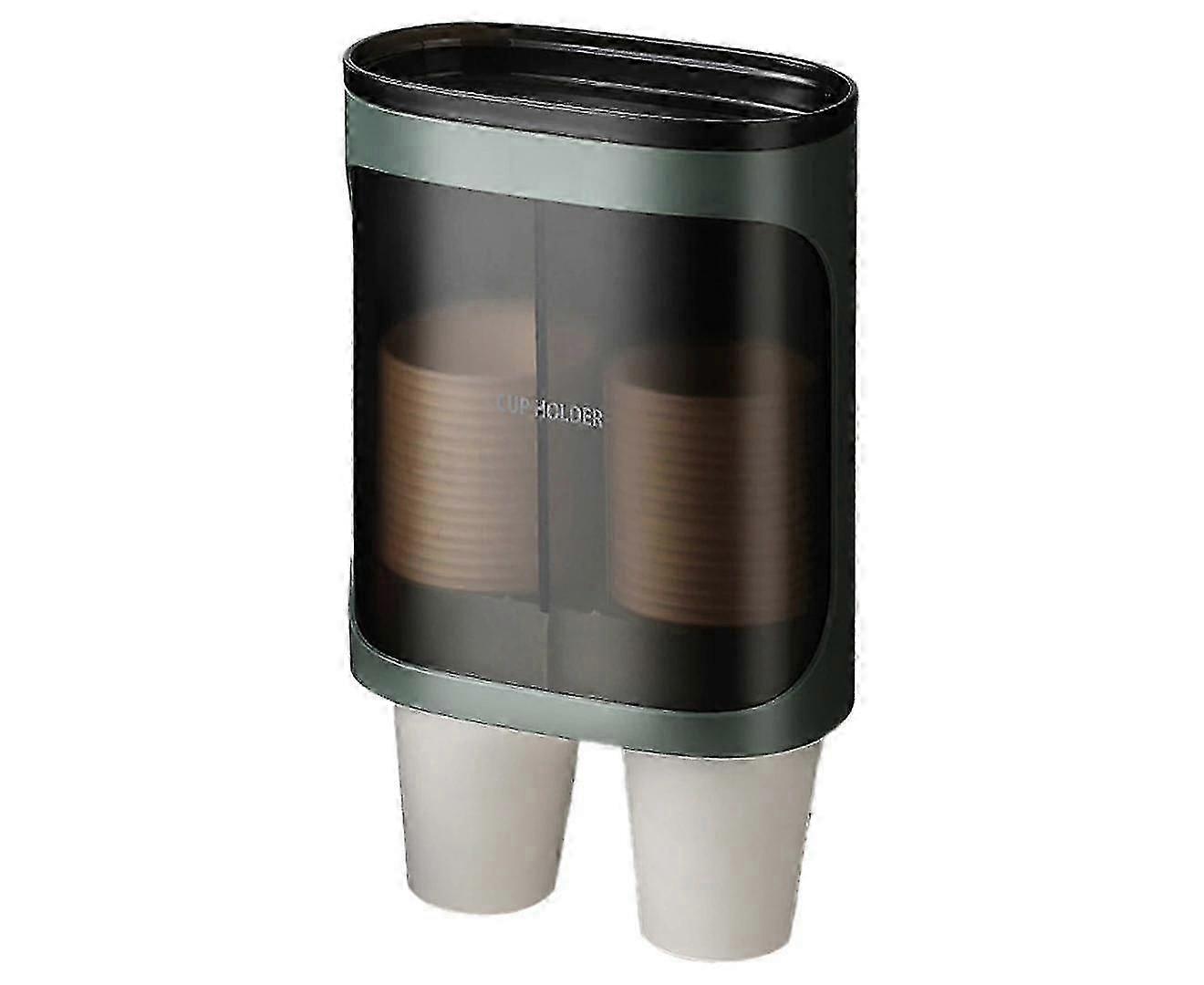 Pull-Type Paper Cup Dispenser with Adhesive Wall Mount - Efficient Holder for Organization