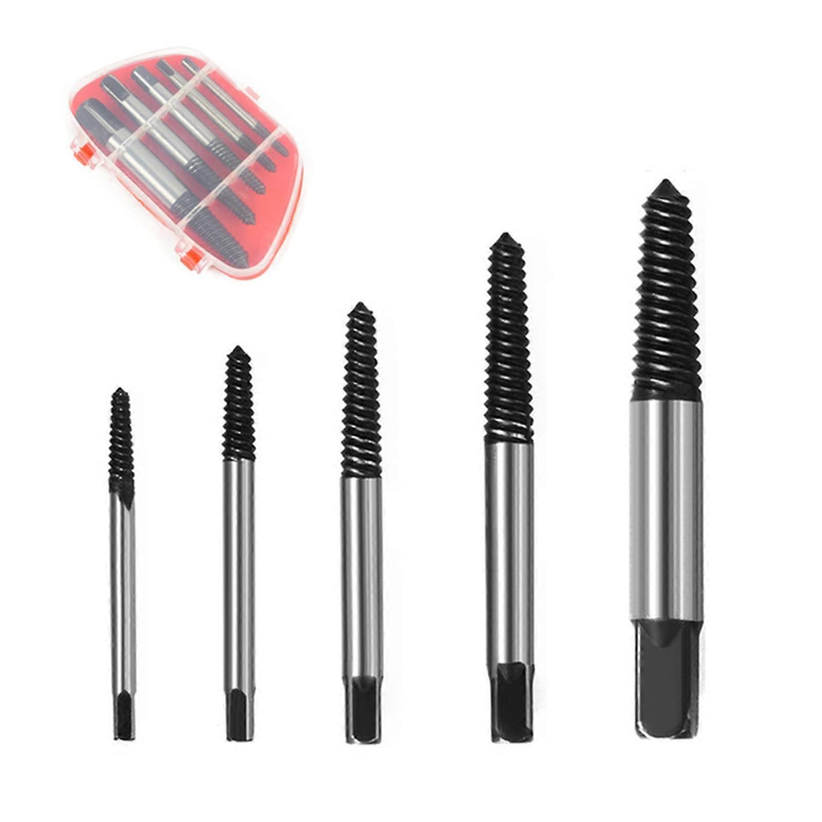 Screw Remover, 5 Pieces, Defective Screw Guide Set, Broken Bolt Remover Ref: 2144