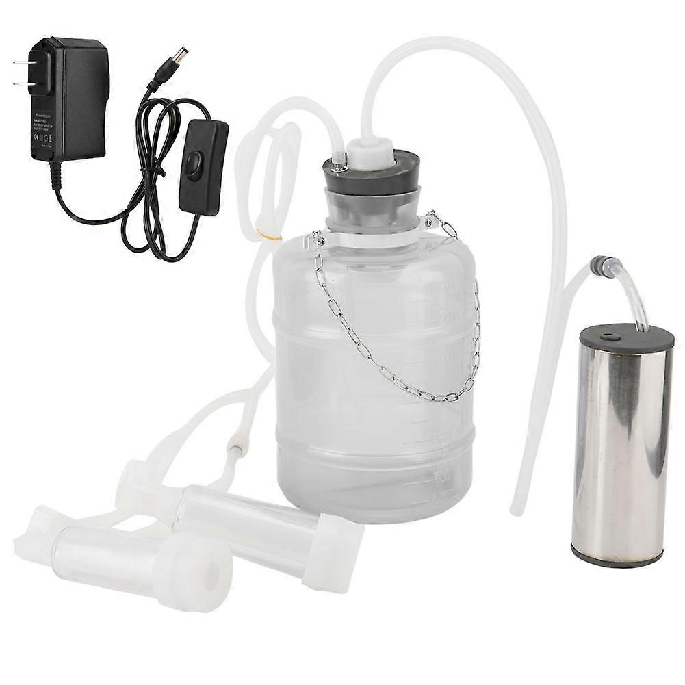 3L Household Electric Goat Cow Milking Machine with Vacuum Pulse Pump(for Goat US Plug)