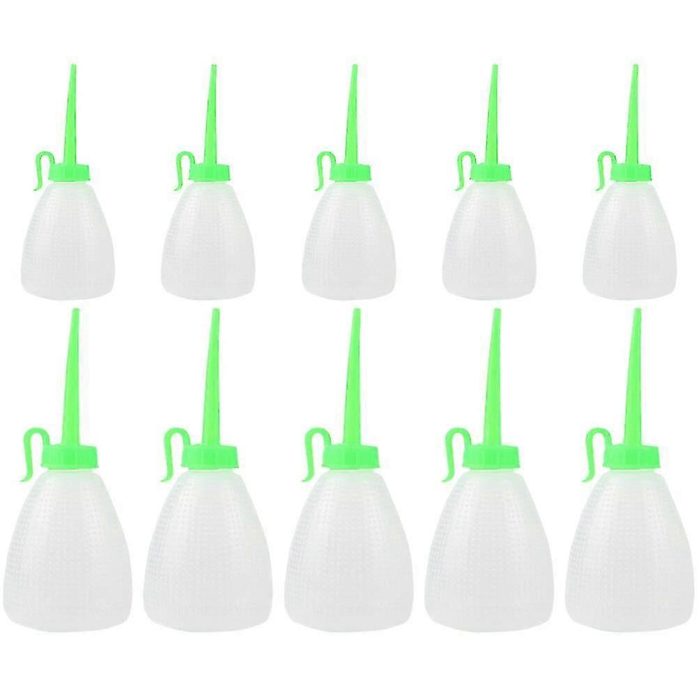 10pcs Multi-use Oil Container Pointed Nozzle Bottles For Sewing Machines