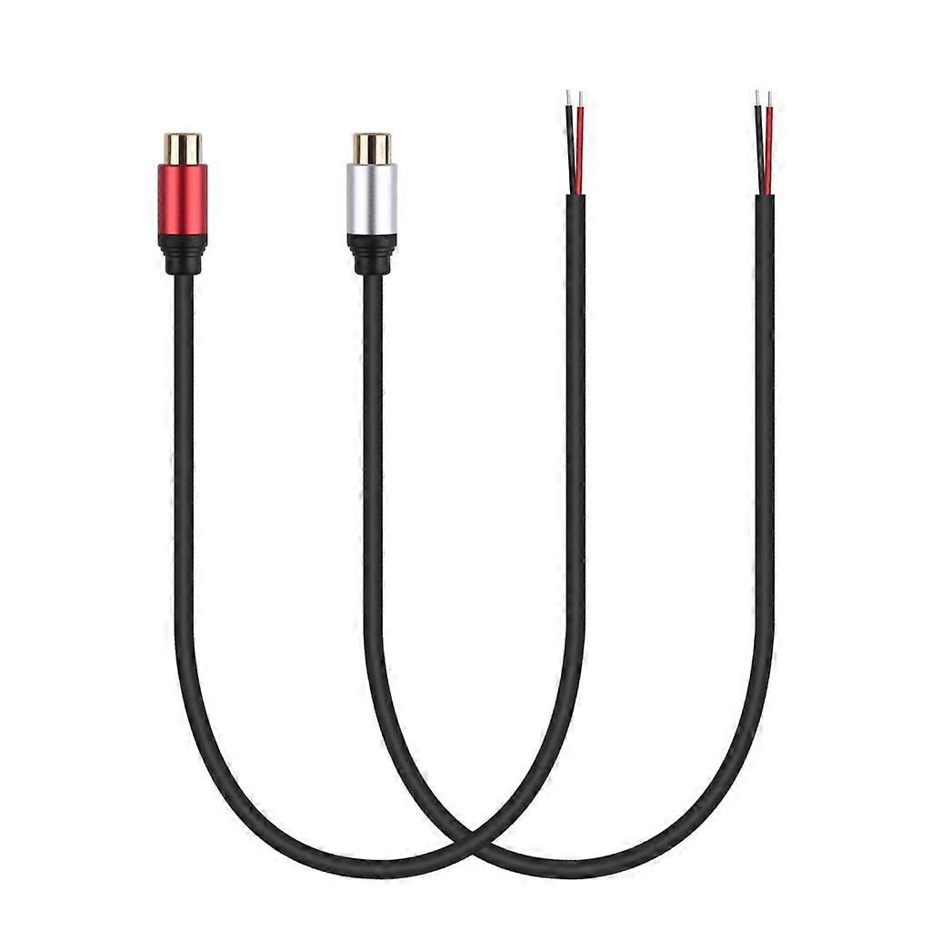 Auditory Speaker Wire Female to Open End Pigtail Splitter Adapter Cable