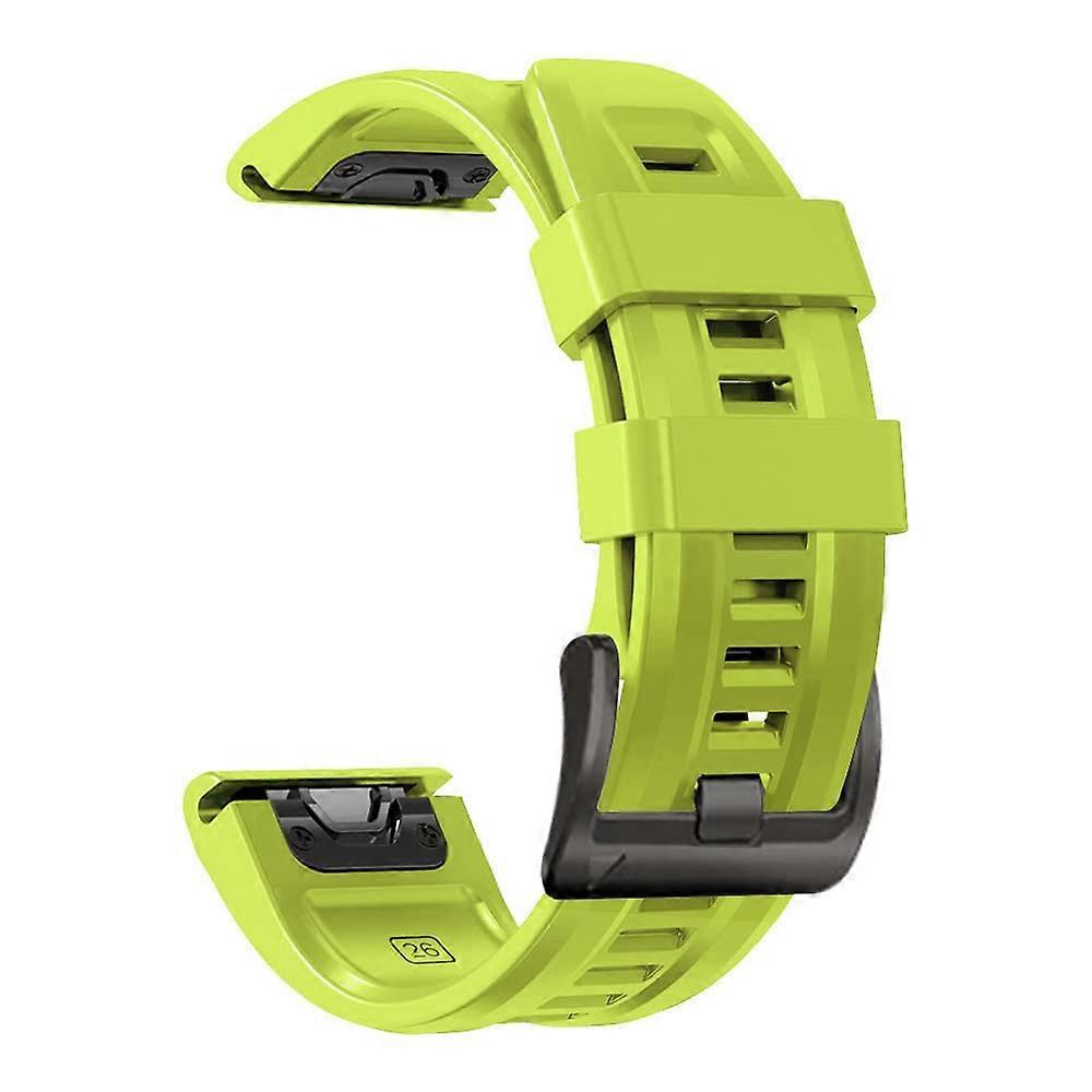 Quickfit Silicone Watch Band for Garmin Fenix 6X 7X 5X Plus 3HR, 26mm Easyfit Wrist Strap Compatible with Fenix 6 7 5 Epix