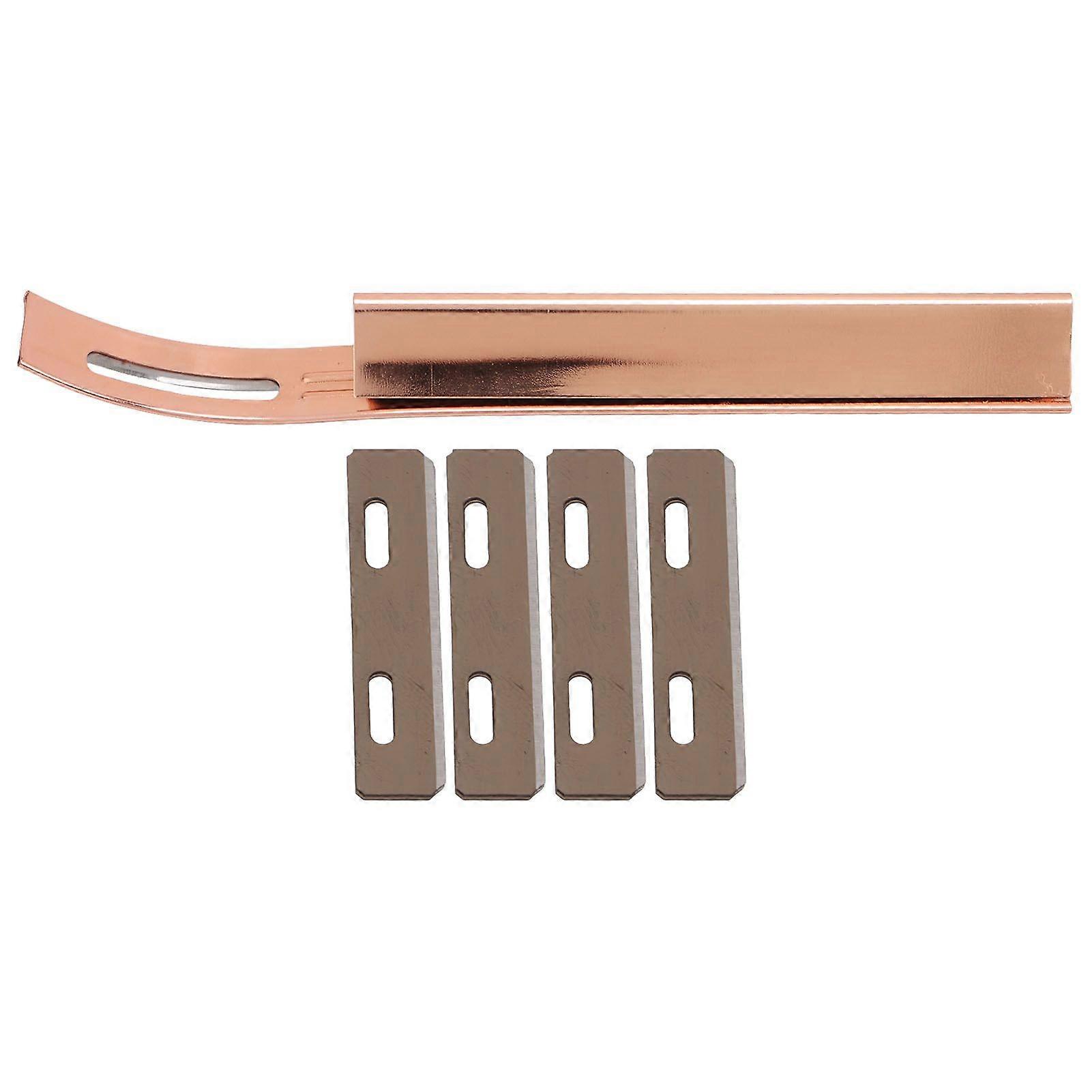 2025 siste modell skinnskiver med 4 utskiftbare blader karbonstål