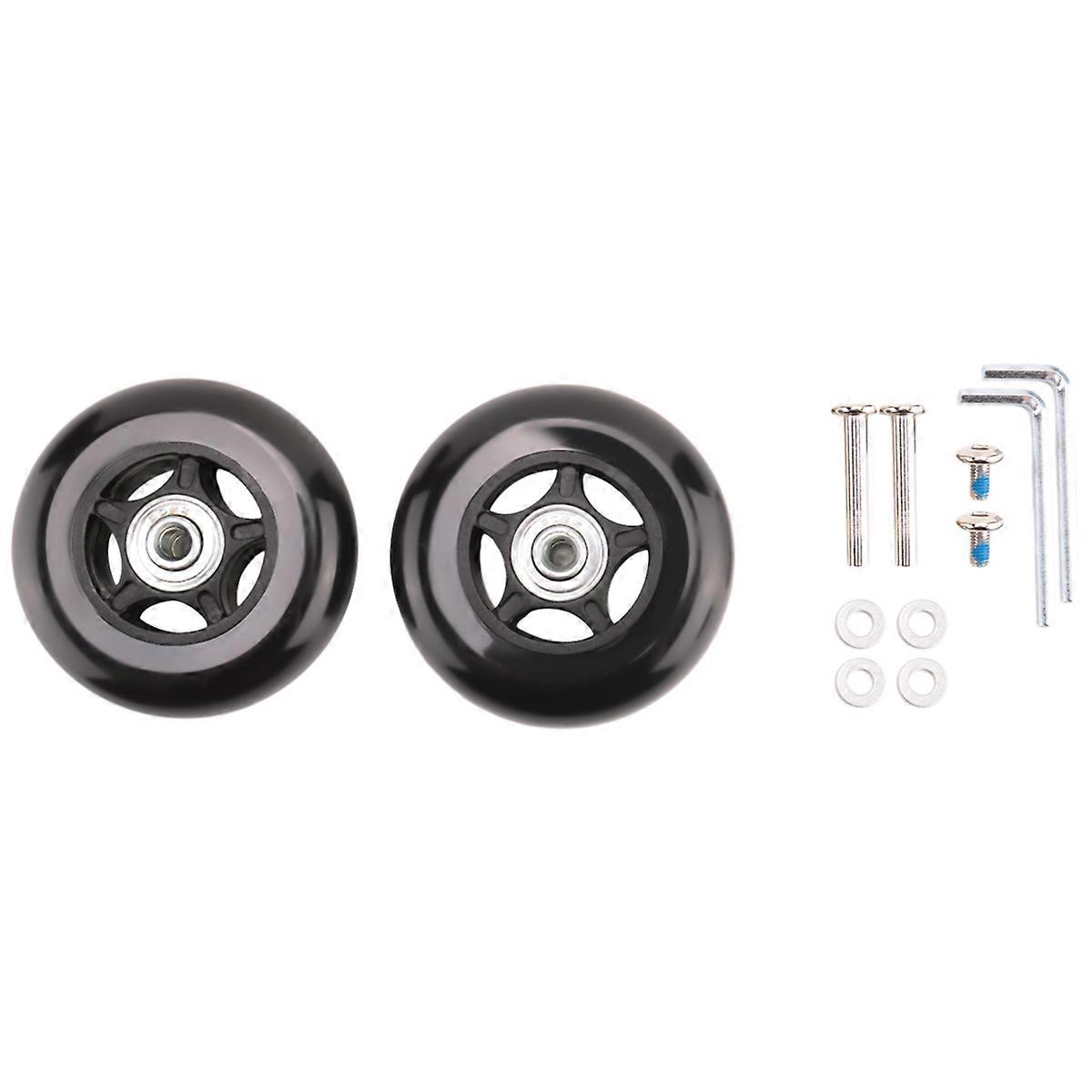 2 Satz Gepäckkoffer Ersatzräder AD 80mm