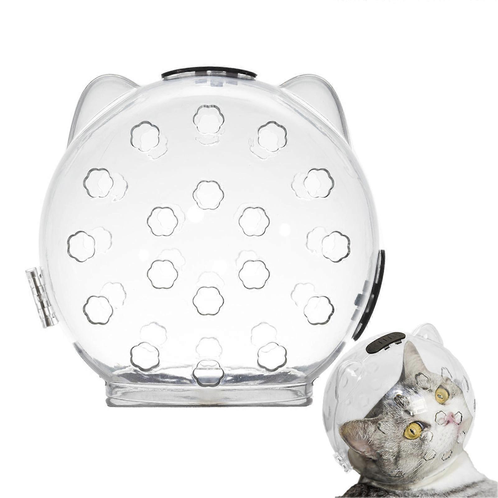 Cat Muzzle Breathable Mesh With Air Holes, Large Size, Comfortable Fit For Nail Trimming And Grooming