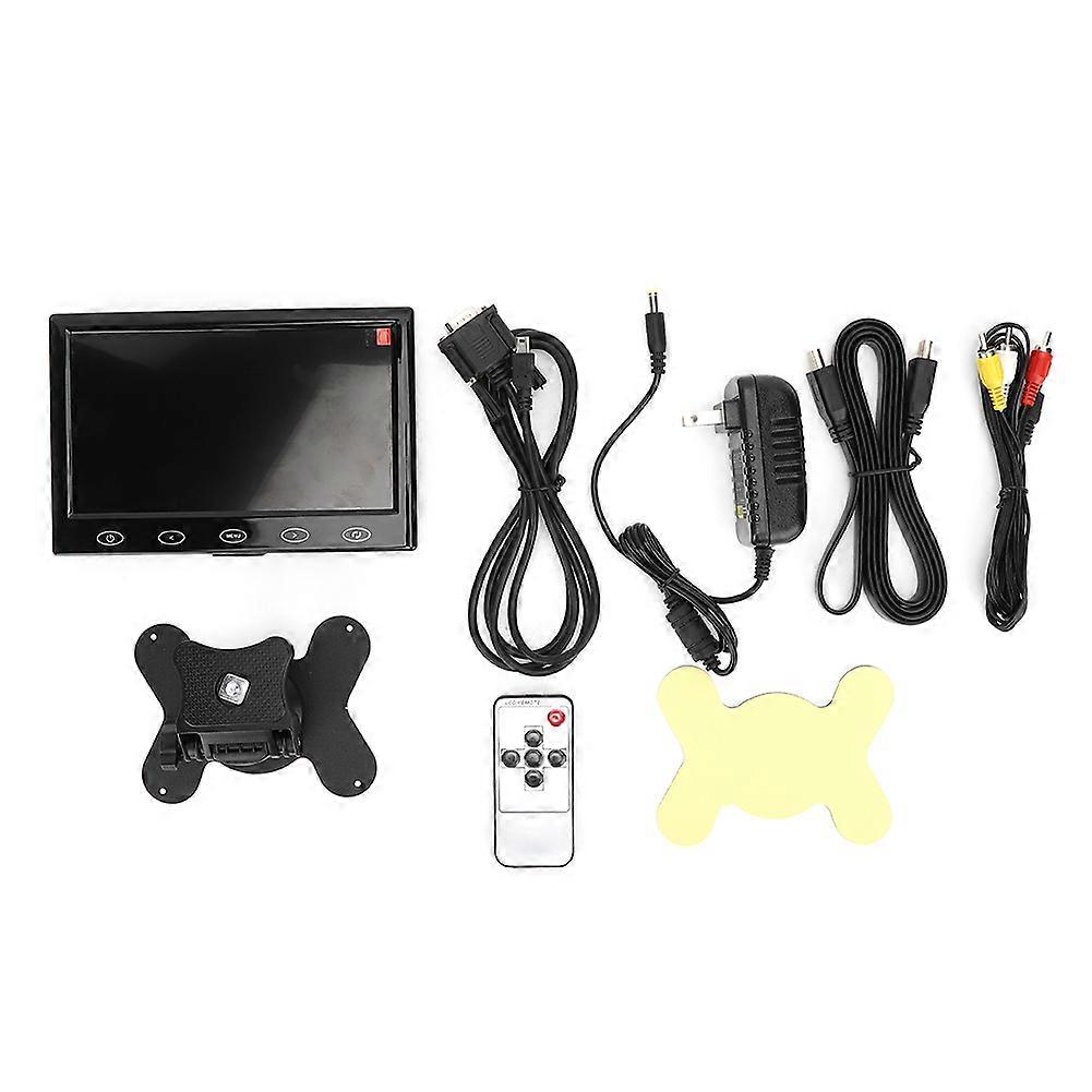 7in Car HD IPS Monitor Display Screen HDMI VGA AV Input Backup Parking System