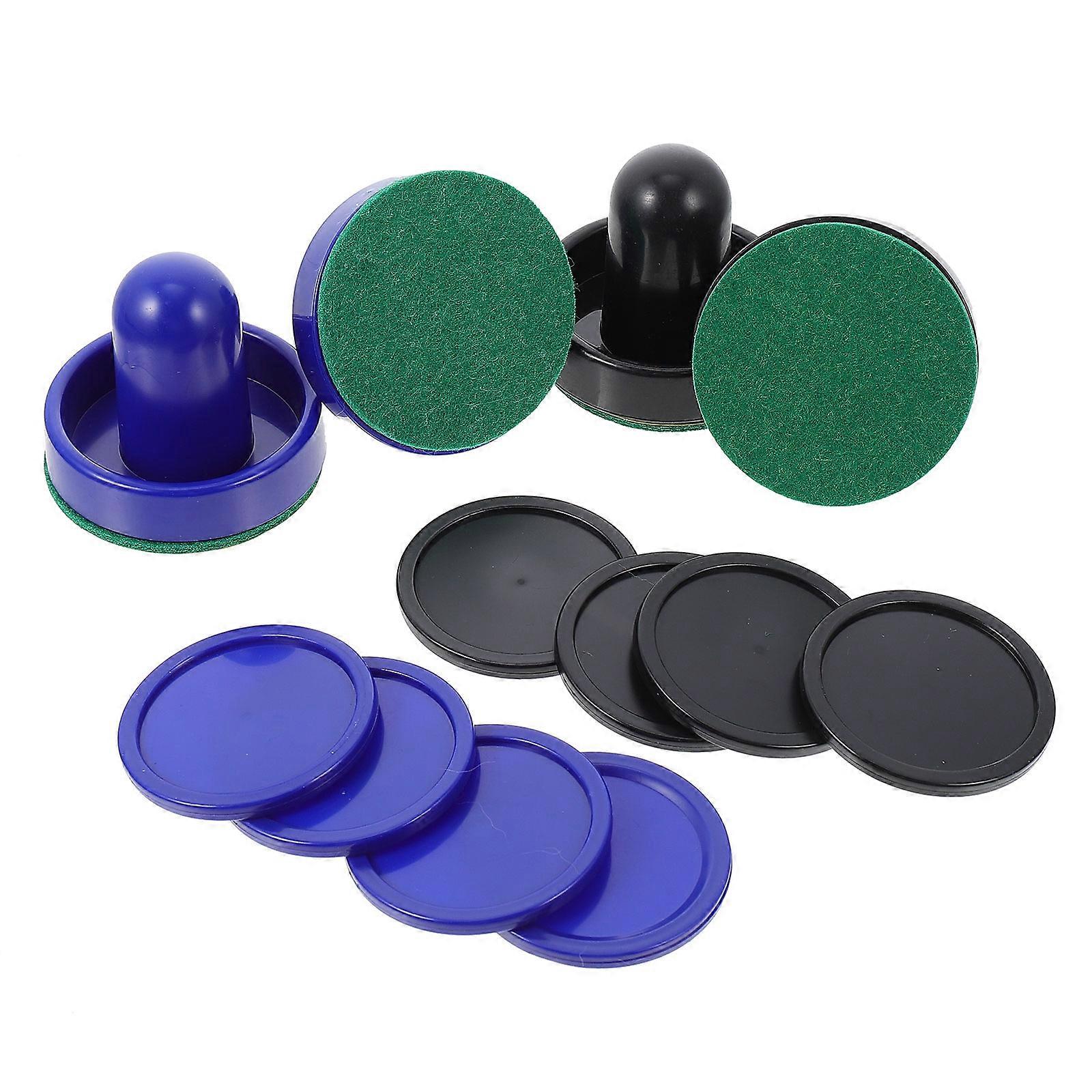 2 Sets Air Hockey Pucks with Sliders – Replacement Accessories for Family Game Rooms & Fun Activities