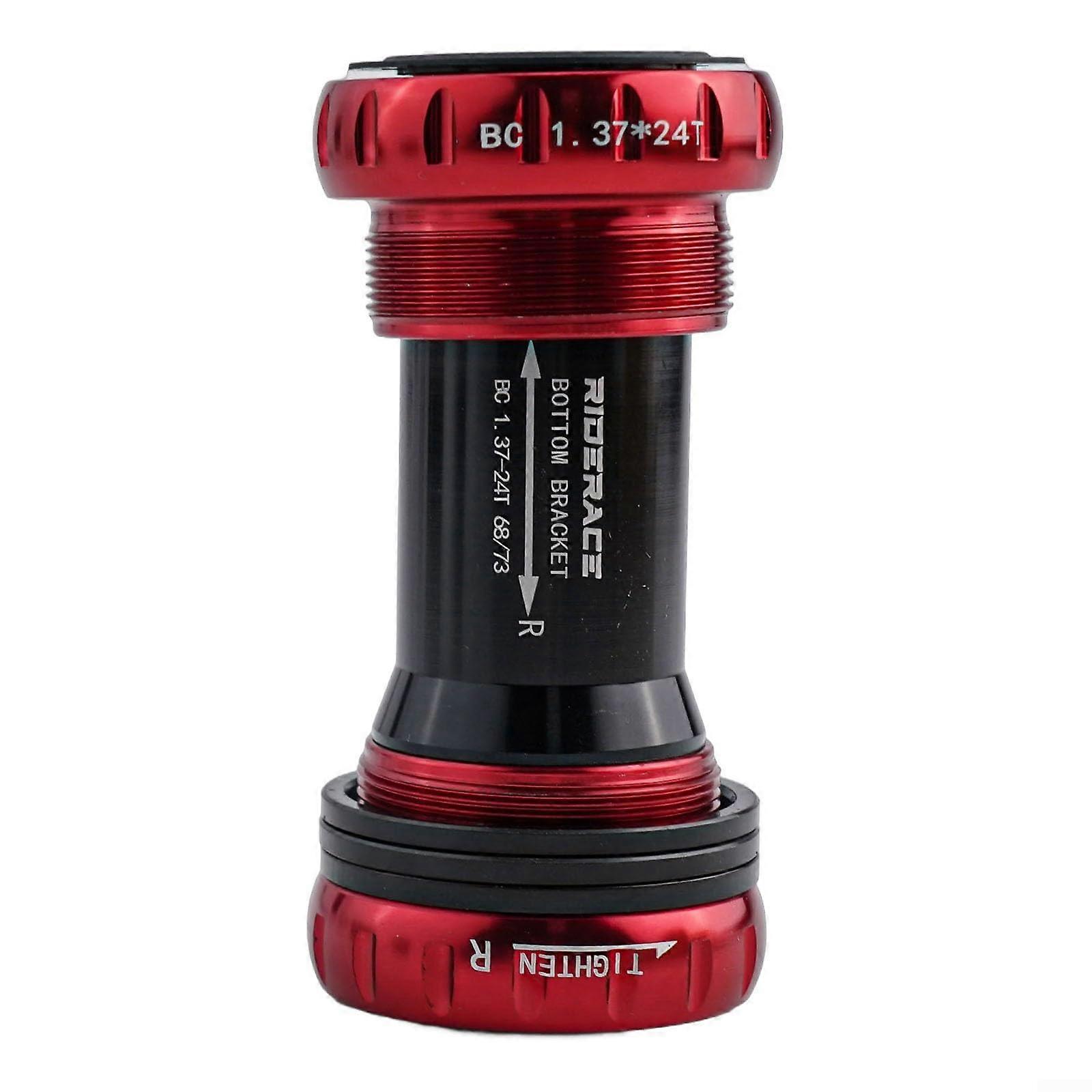 Bicycle Component BB52 Bottom Bracket with Advanced Ceramic Bearings (Red)'