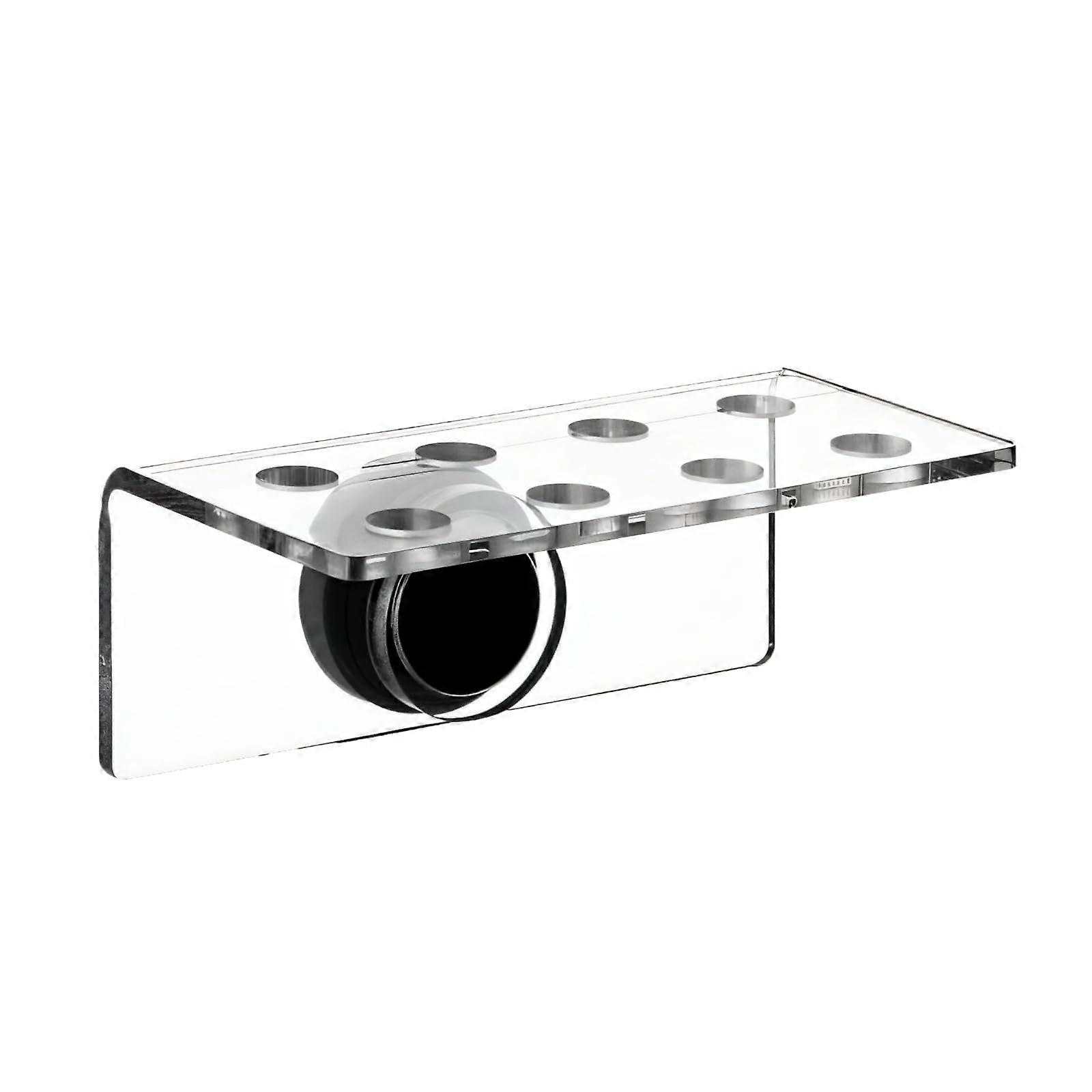 Magnetic Coral Question Stand Clear Acrylic Sturdy Coral Holder with Curved Front Design for PLC Stylish Aquarium Question Holder, 14 x 7 x 5 cm