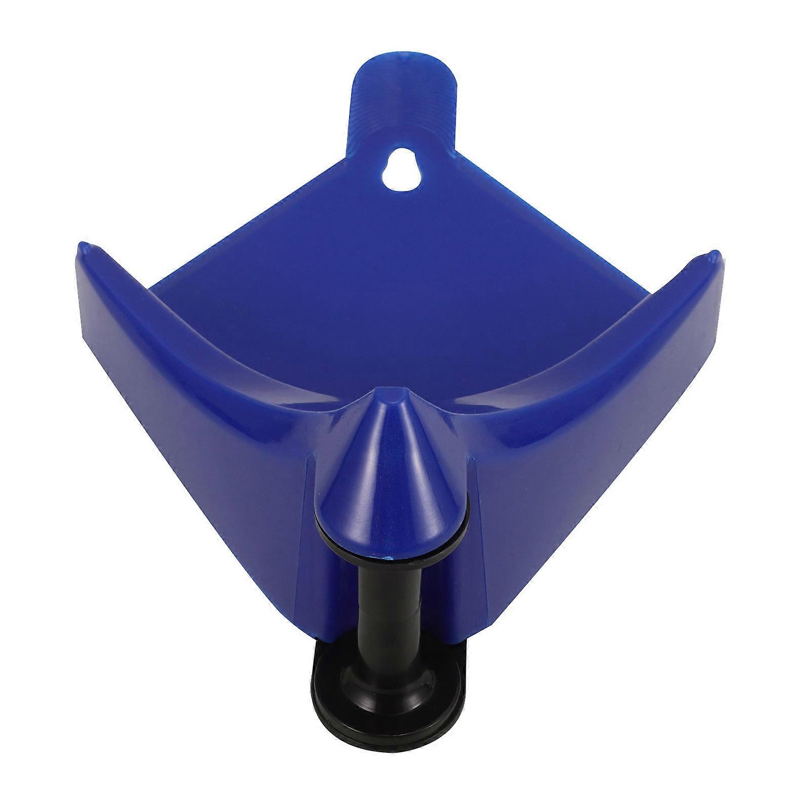Heavy Duty Wheel Chock Trailer Tire Block Compact Blue 1Pcs Prevent Slipping For Car Owners