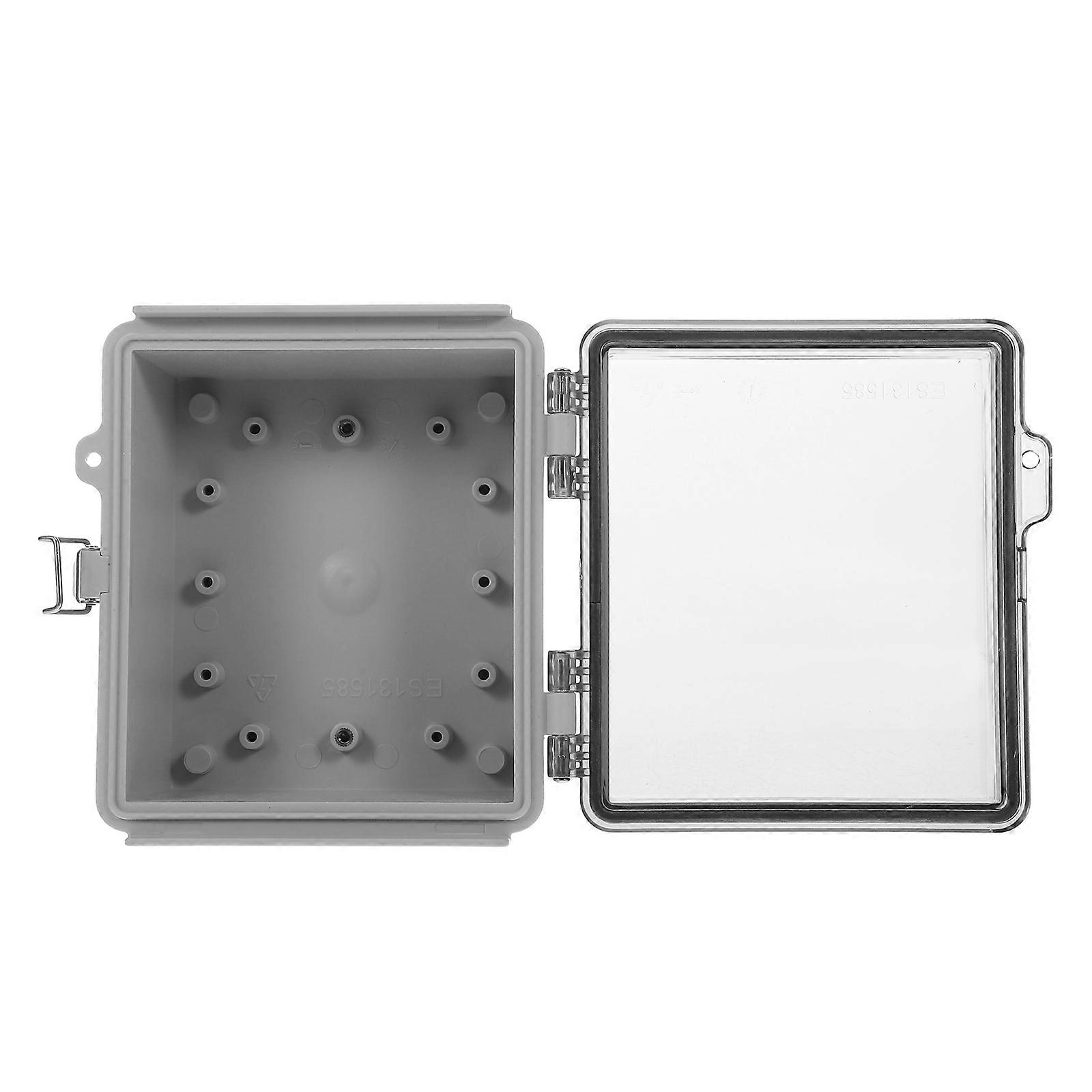 Junction Box for Cable Waterproof Outdoor Use Clear Lid 16.50X15.00X8.50CM Secure Connection Multi Color 1Pcs