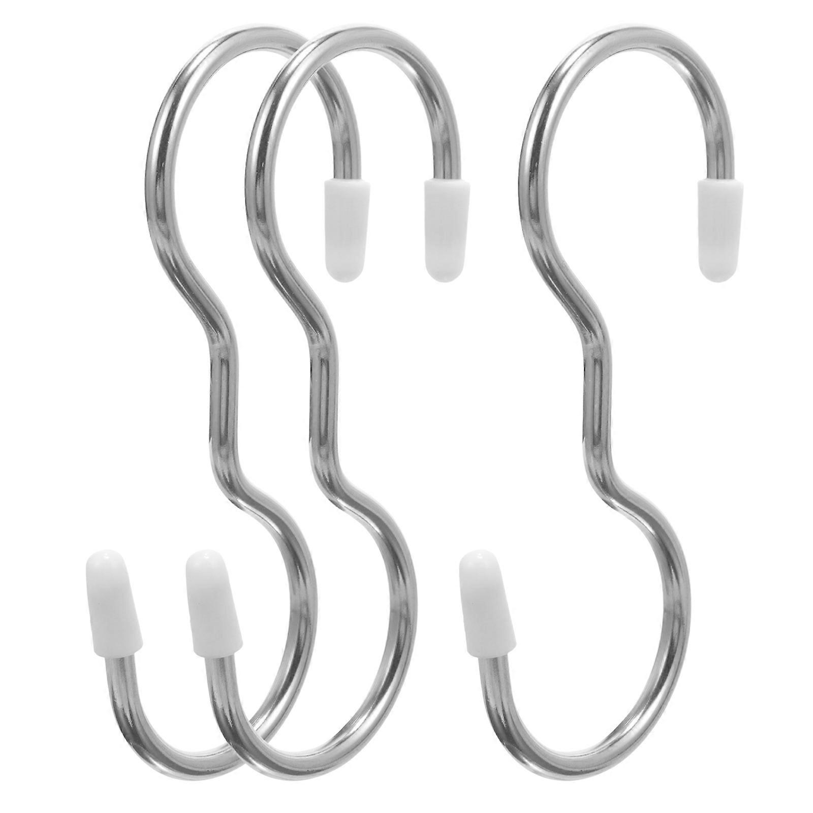 Over The Door Organizer Hanger Hanging Clothing Multi Purpose Hooks 3Pcs