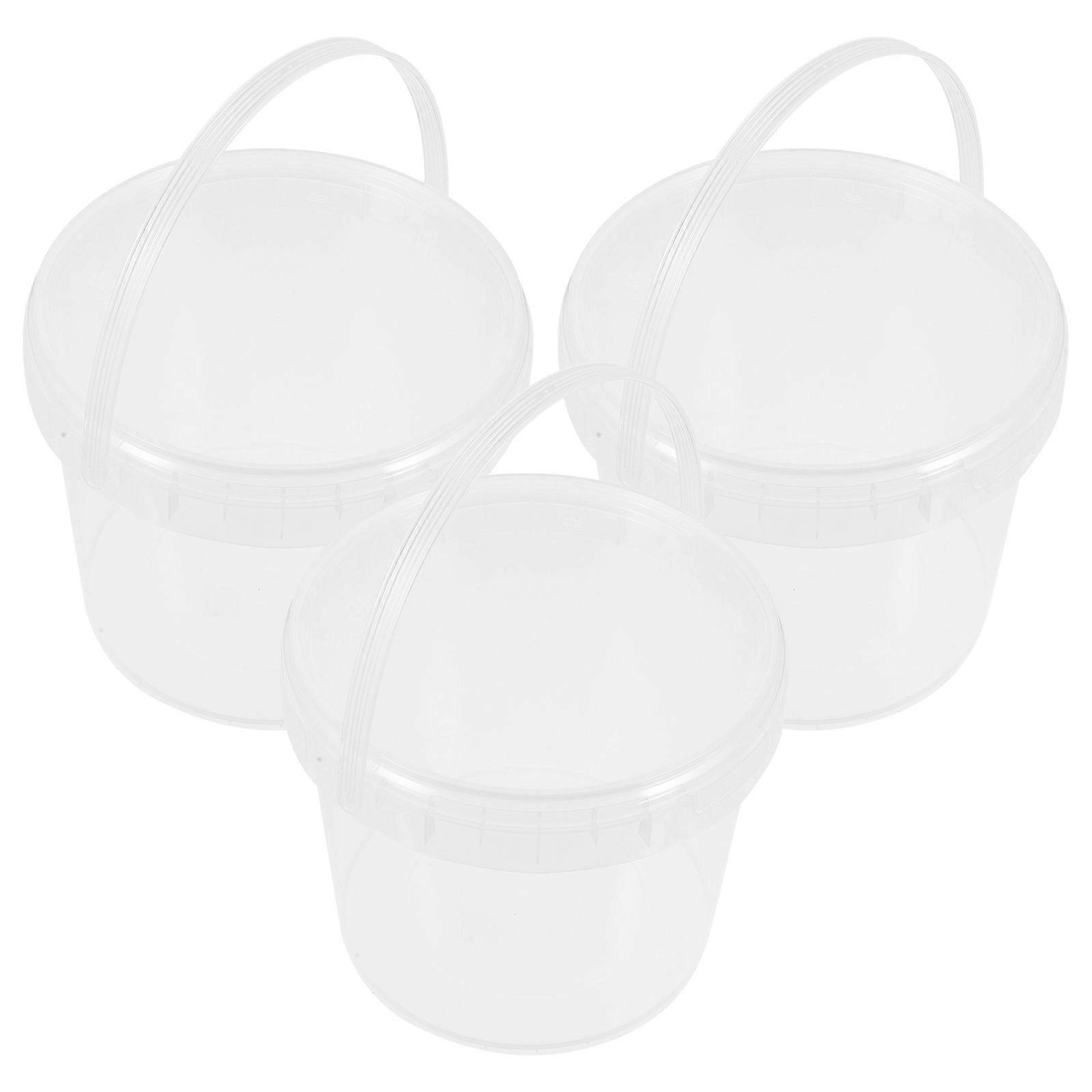 Ice Container For Freezer Thickened Bucket Meal Preparation Home Use 3Pcs
