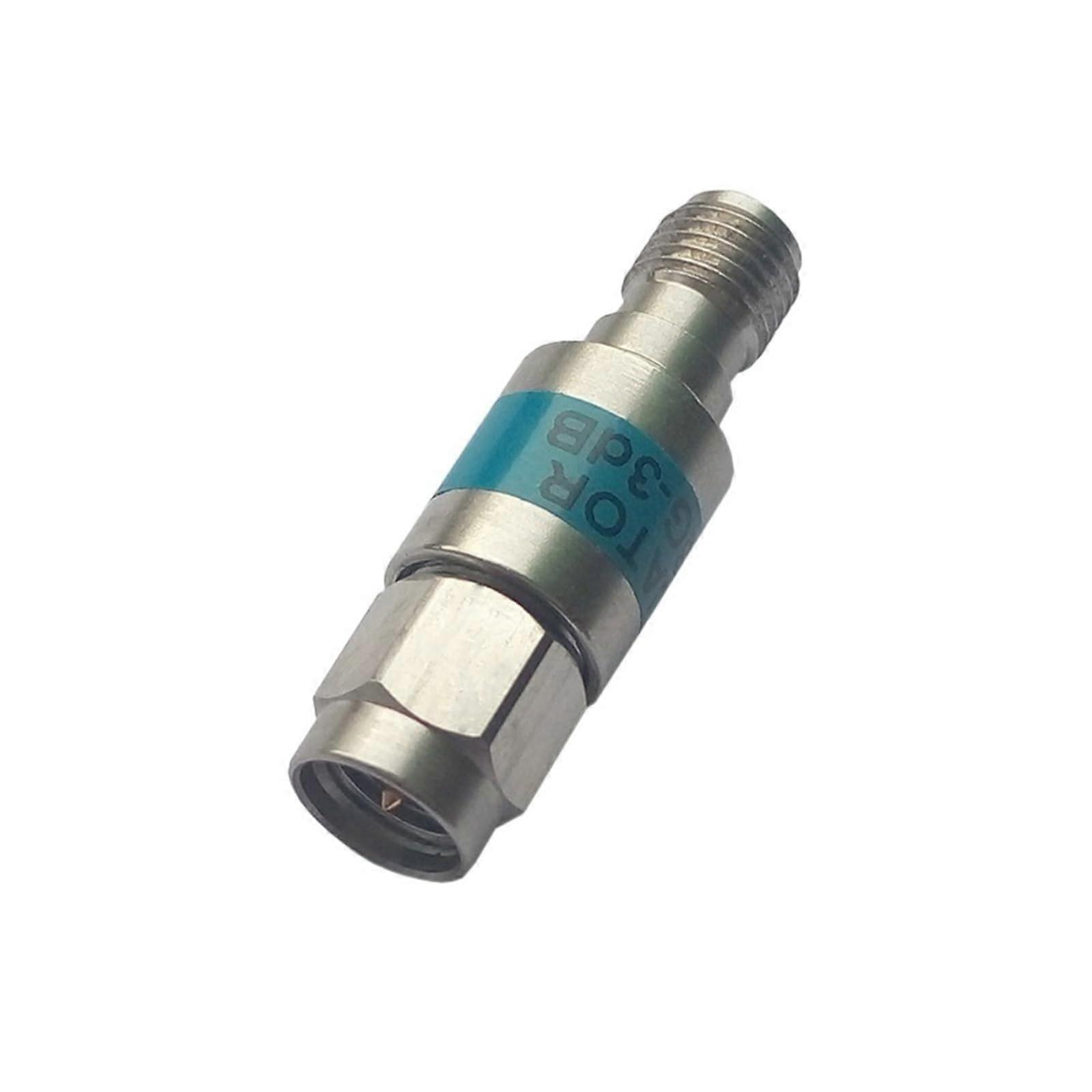 2W SMA Attenuator DC6GHz 50Ohm 1dB 3dB 5dB 6dB 10dB 15dB 20dB 30dB Stainless Steel Cheerfully (Color : 1dB) 1 dB