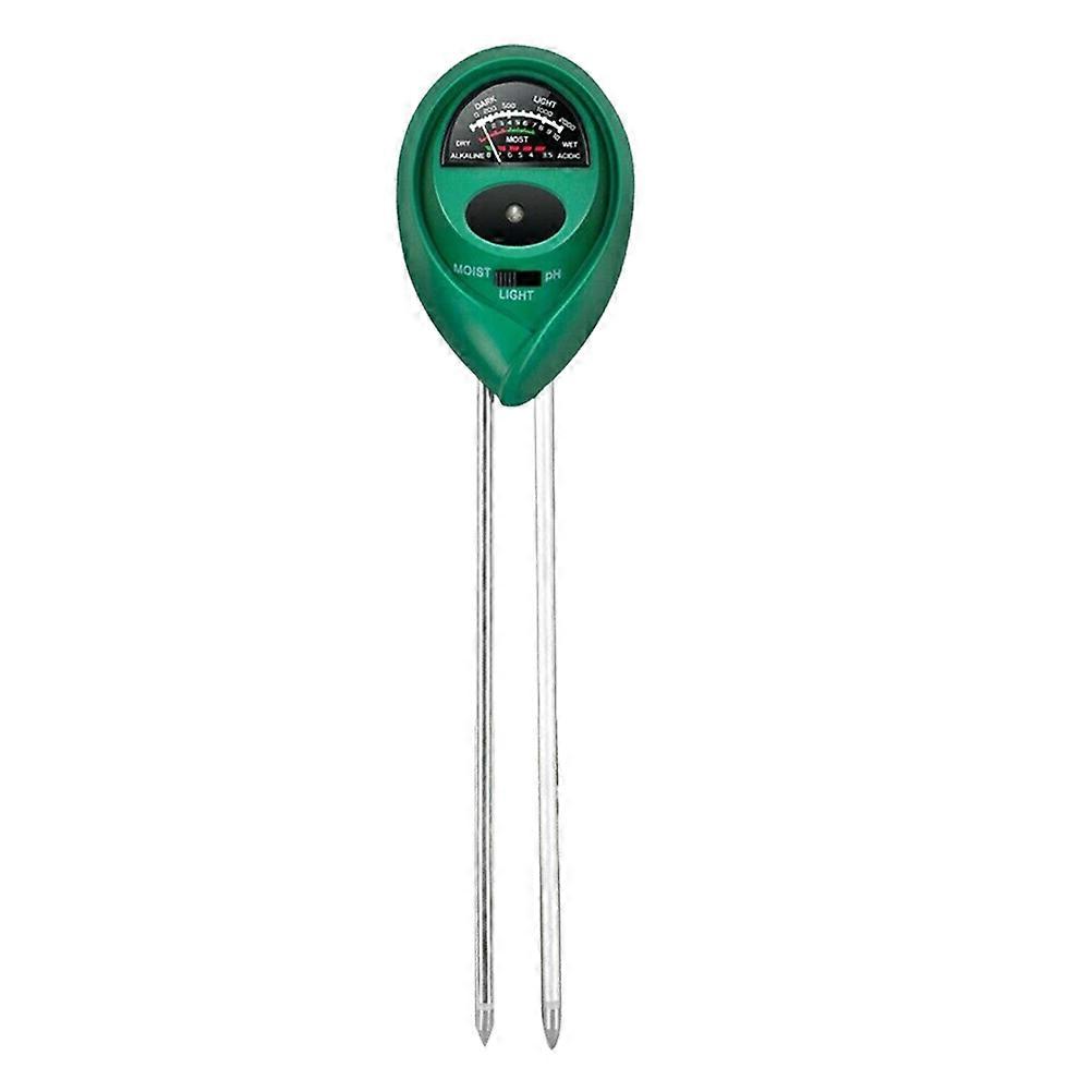 Hydroponic Ph Meter 3-In- Ph Soil Tester for Garden Tool Soil Moisture Ph Value Measurement 10.6×2.4×2in 1Pack