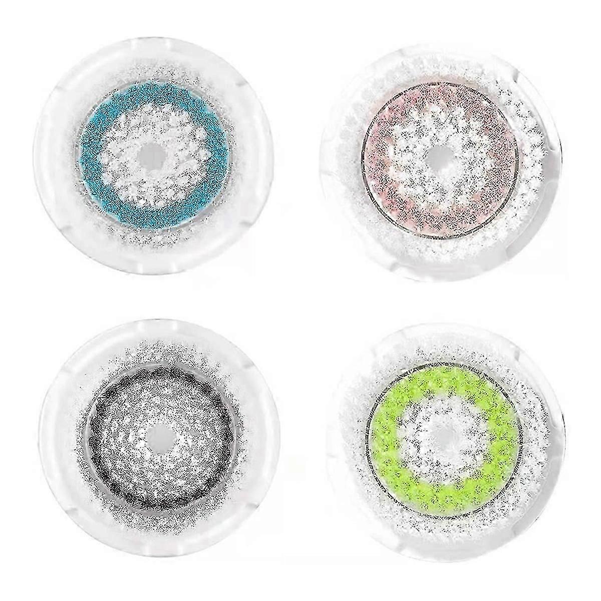 Cleansing Brush Head Replacement Set for Mia 1, Mia 2, Mia Fit, Alpha Fit, Uplift 4 Pack