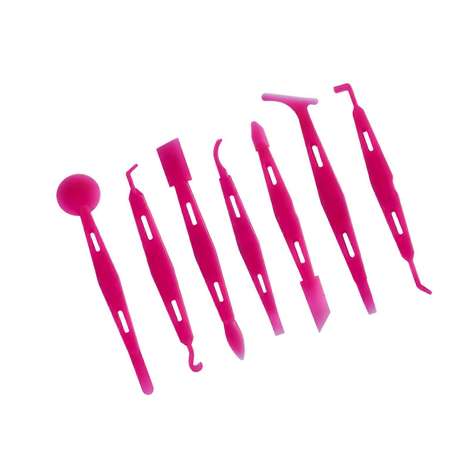 Curved Surfaces Applicator Kit with Magnetic Retention System Easy to Carry Tool for Professional Auto Film Installation  Pink