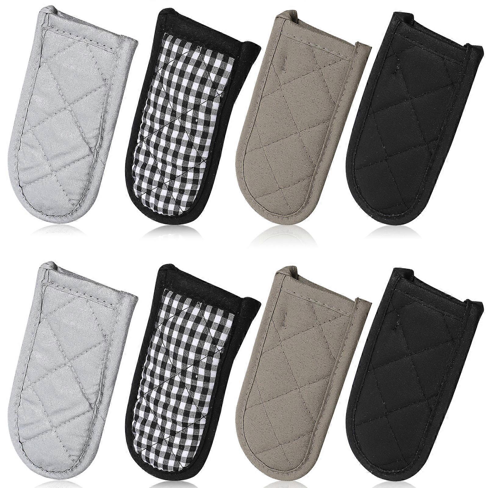 Heat Resistant Pot Handle Grips Cotton Cloth Anti Scald Cooking Kitchen Use 8Pcs