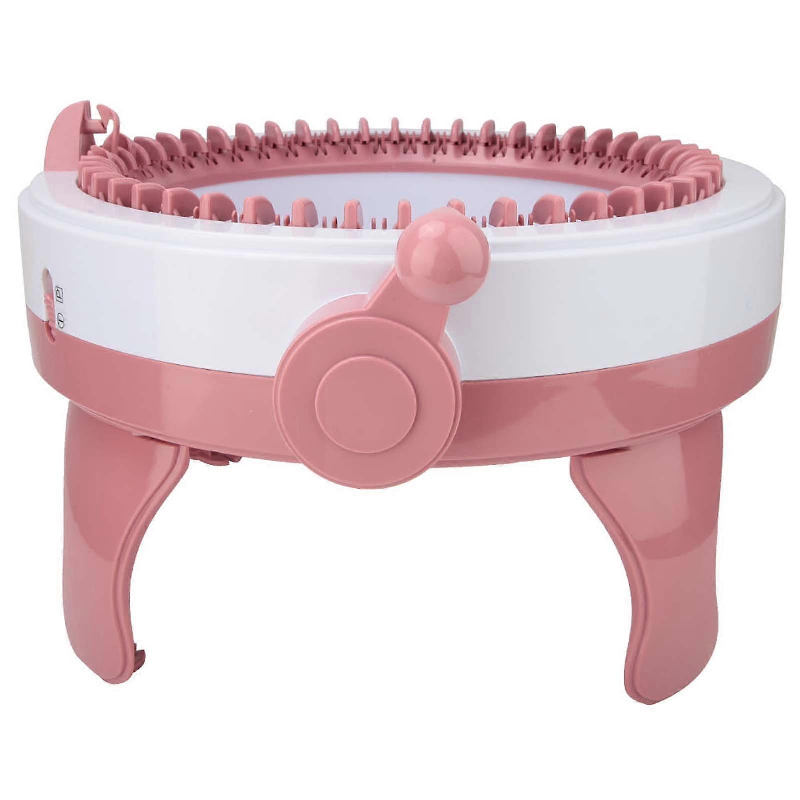 DIY Plastic Hand Knitting Sewing Machine Children Weaving Toy Tool Accessories(48 needles)