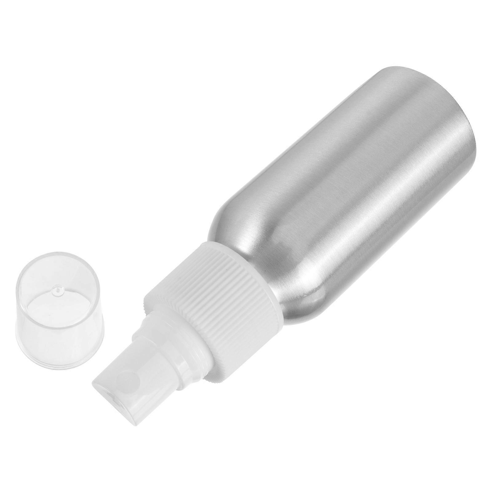 Portable Spray Bottle with Spring-loaded Button for Travel 5pcs 50ml Grey Portable Bottles for
