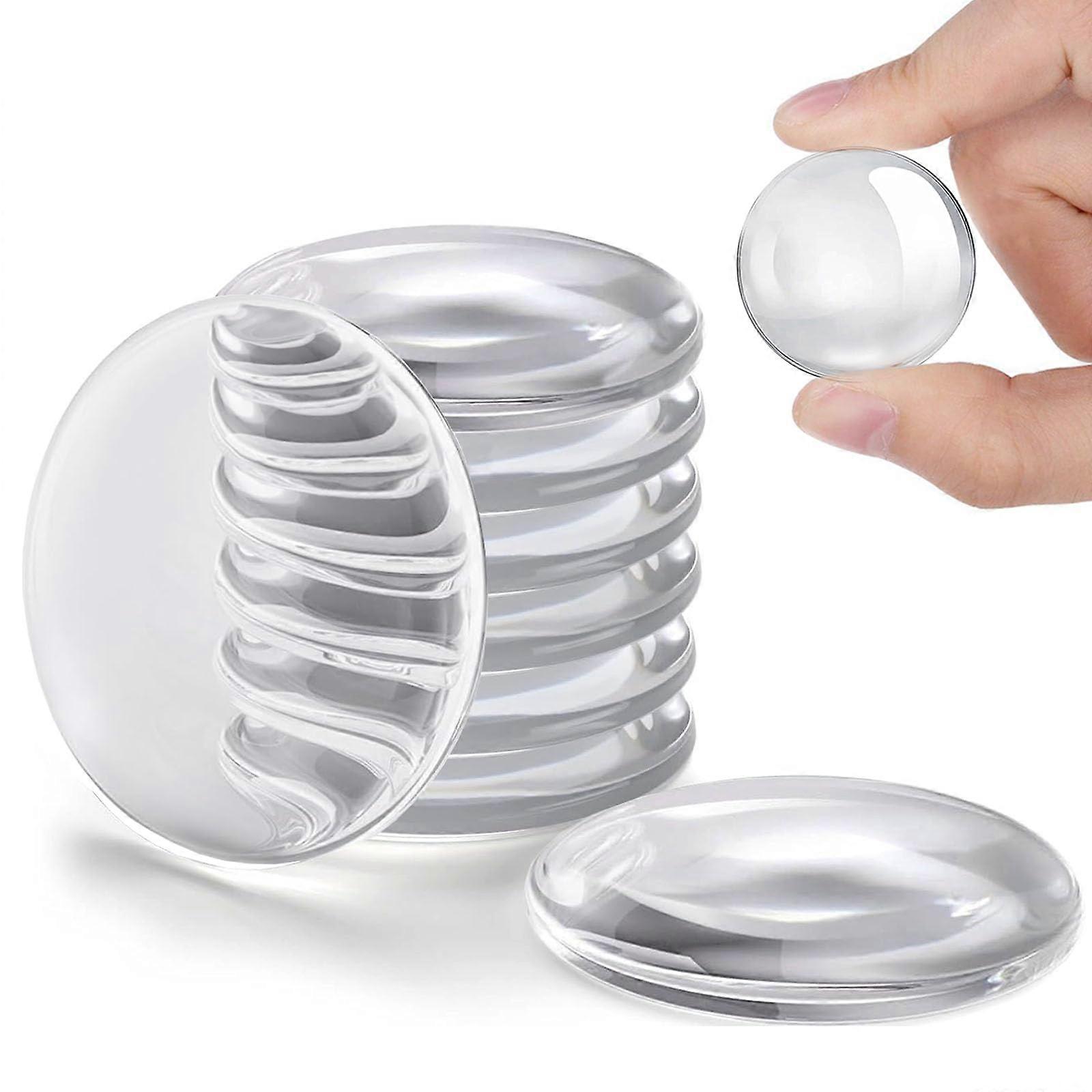 Wall Door Stop, Set of 8, Transparent Wall Buffer Protection for Wall and Door