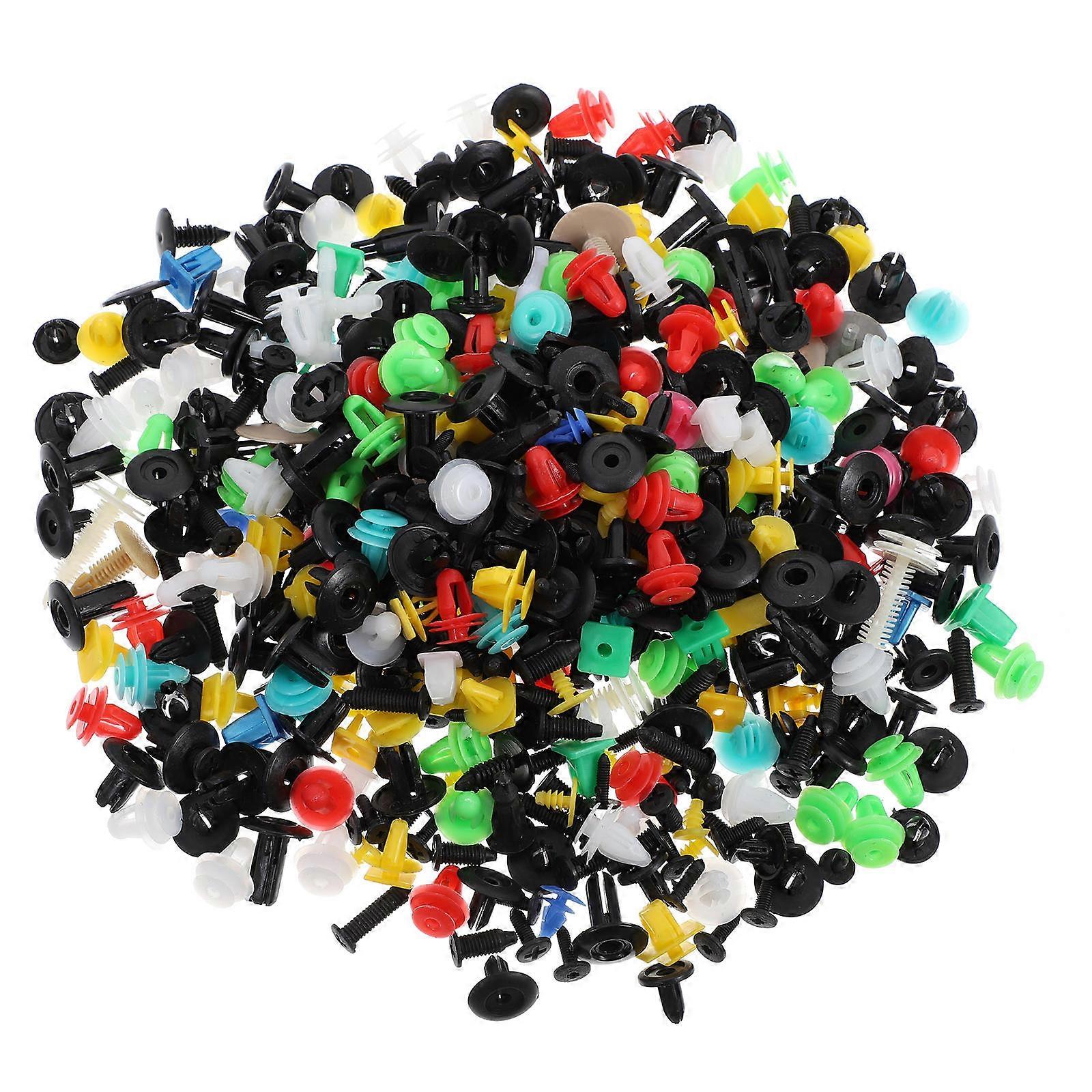 1000pcs Auto Fastener Clips for Car Door Trim and Bumper Retainer Kits Assorted