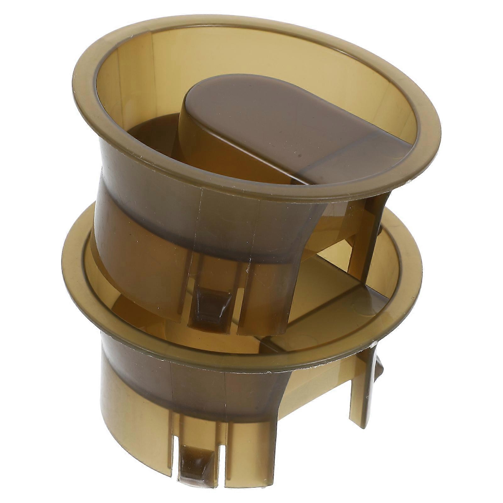 Sealing Caps for Protection Light Brown Color 2 Pieces Practical Design for Water Pitcher