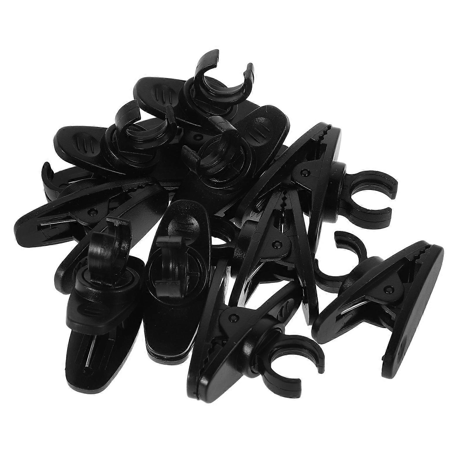 It sounds like you're referring to a product listing for a **microphone clip or holder**—specifically a **black, rotatable mic clip** designed to