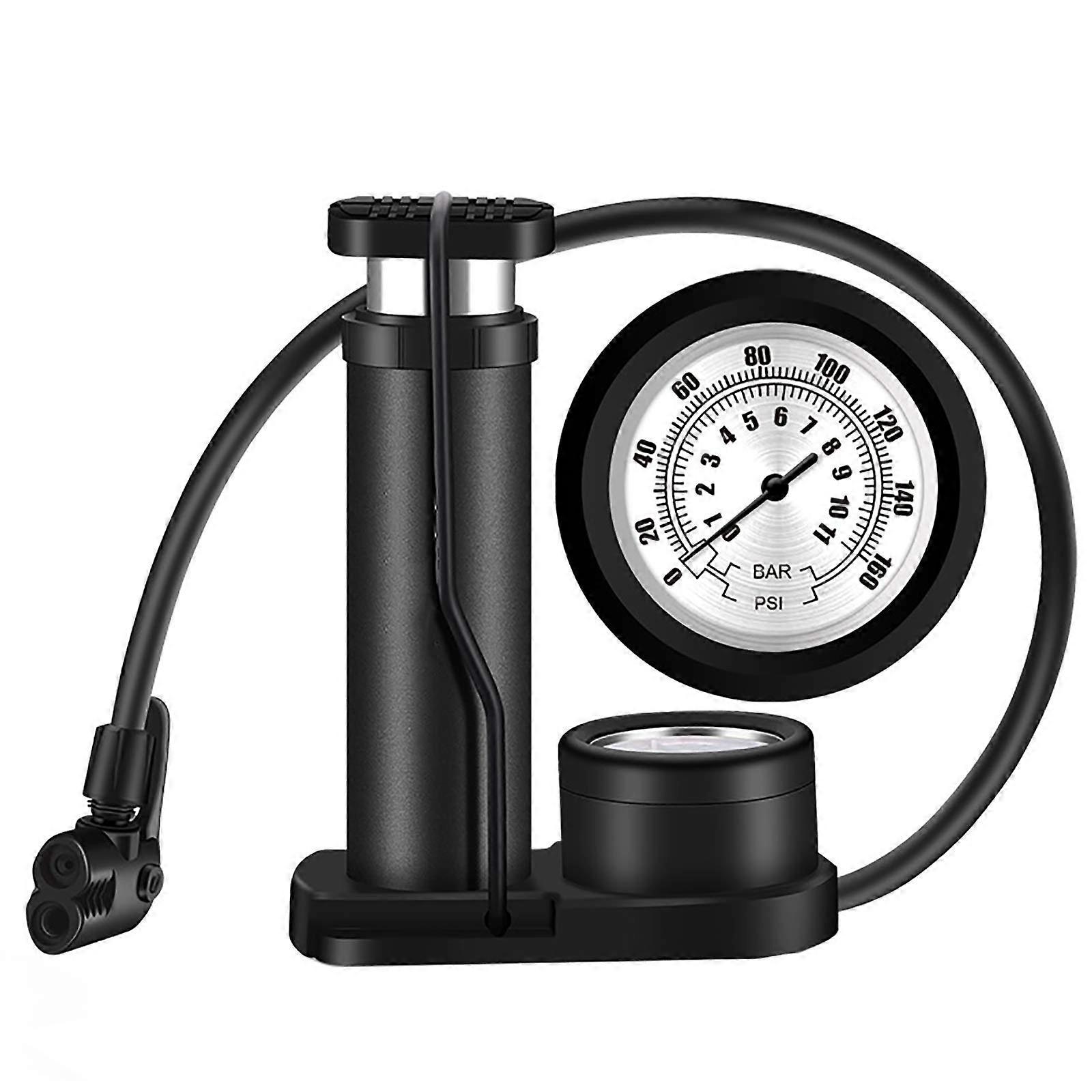 Bicycle Pump, Inflatable Foot Pump, Portable Mini  Pressure Bicycle Pump