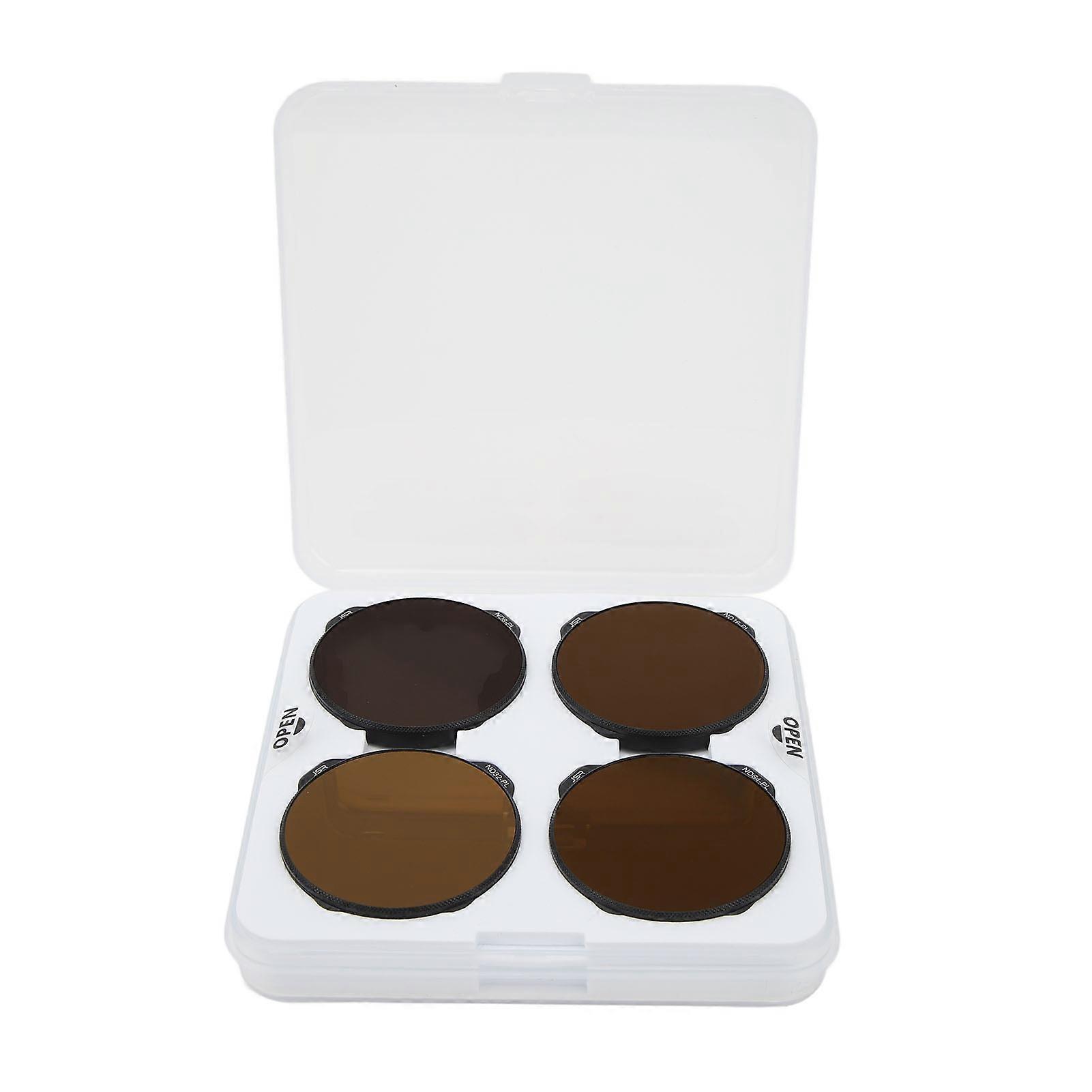 4PCS HD Lens Filter Kit NDPL 8 16 32 64 NDPL Filter ND CPL Filters Set with Storage Box for Mavic 3 Pro Drone