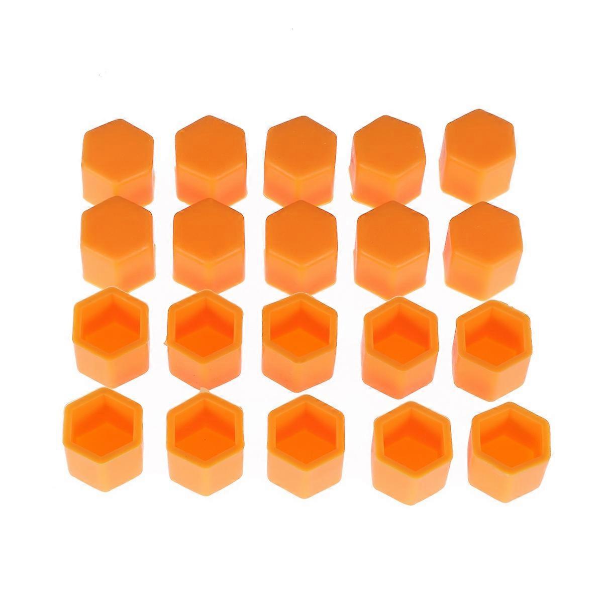 Silicone Bolt Covers for Car Wheels Protective Caps with Anti Rust Design Enhances Finish 20pcs